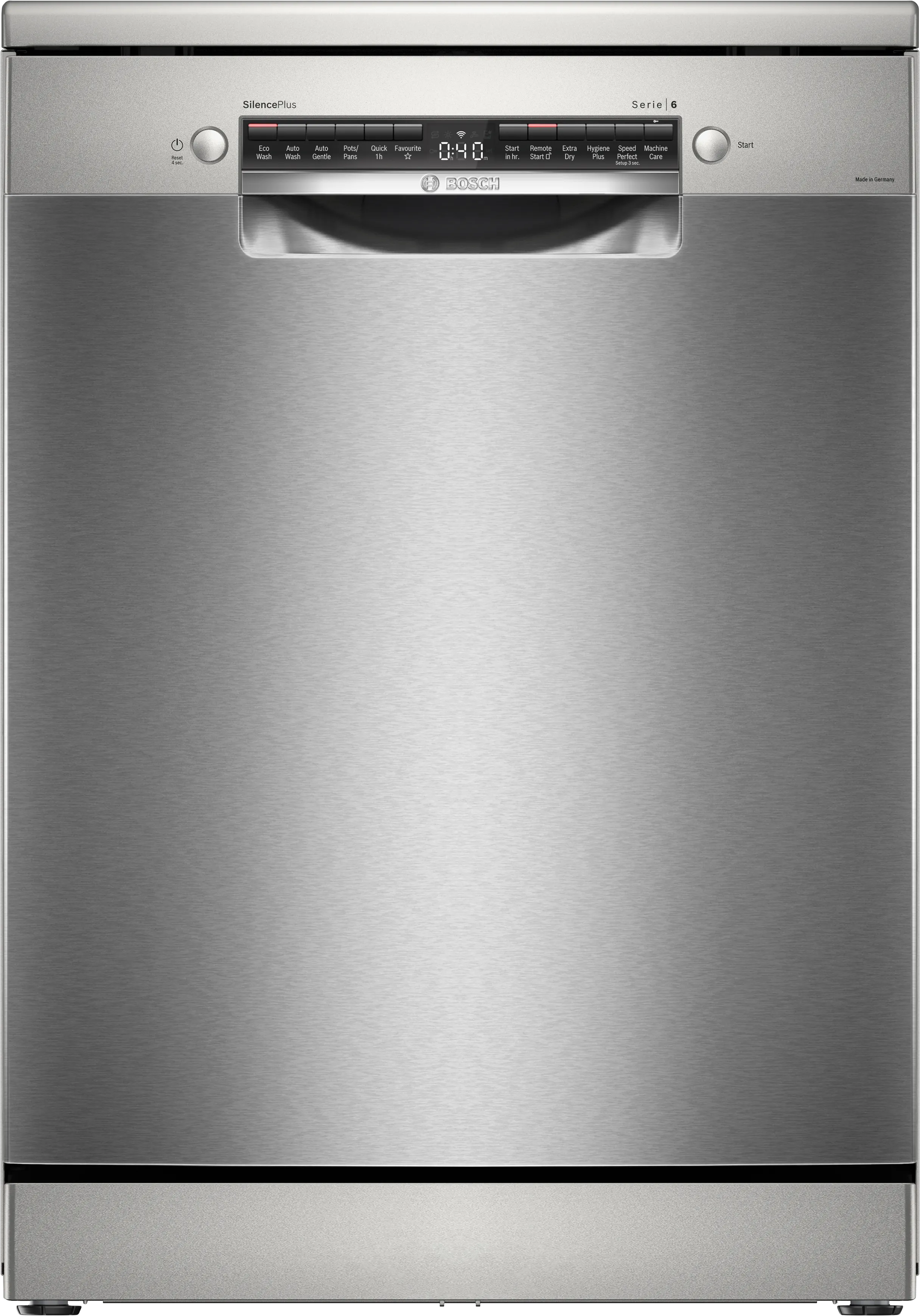 Series 6 free-standing dishwasher 60 cm Brushed steel anti-fingerprint 