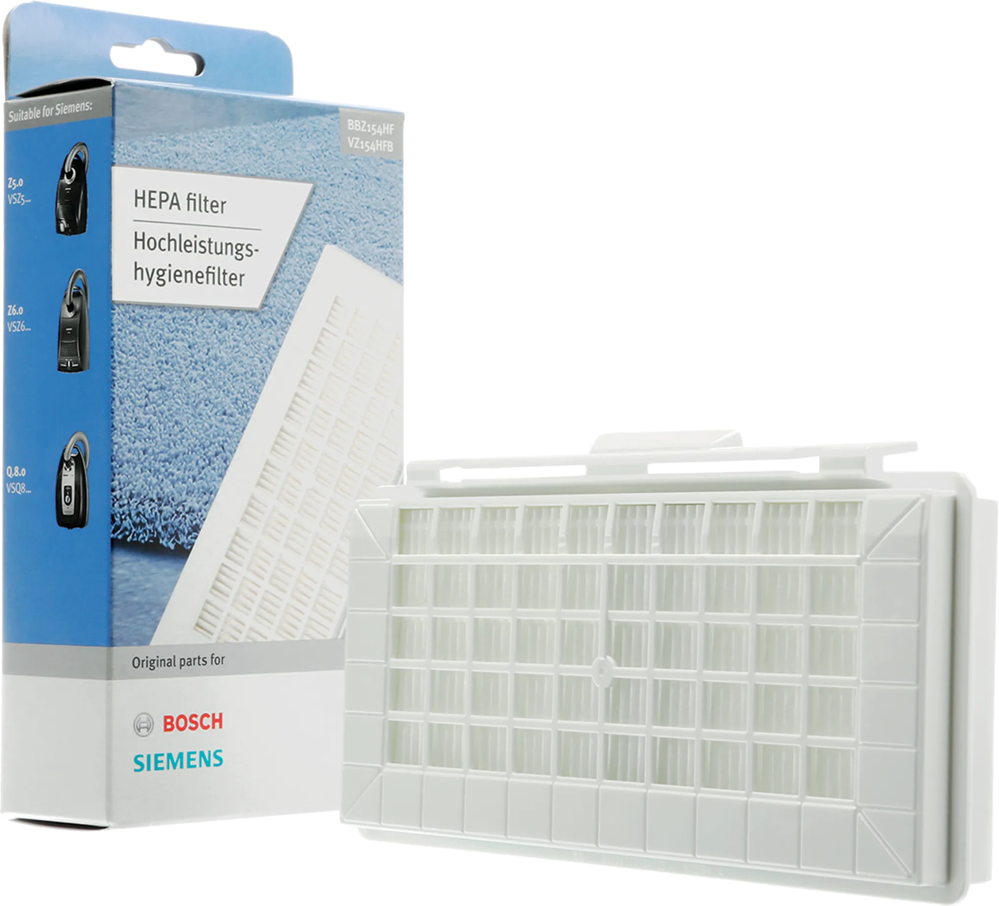 Hepa filter for vaccum cleaners 
