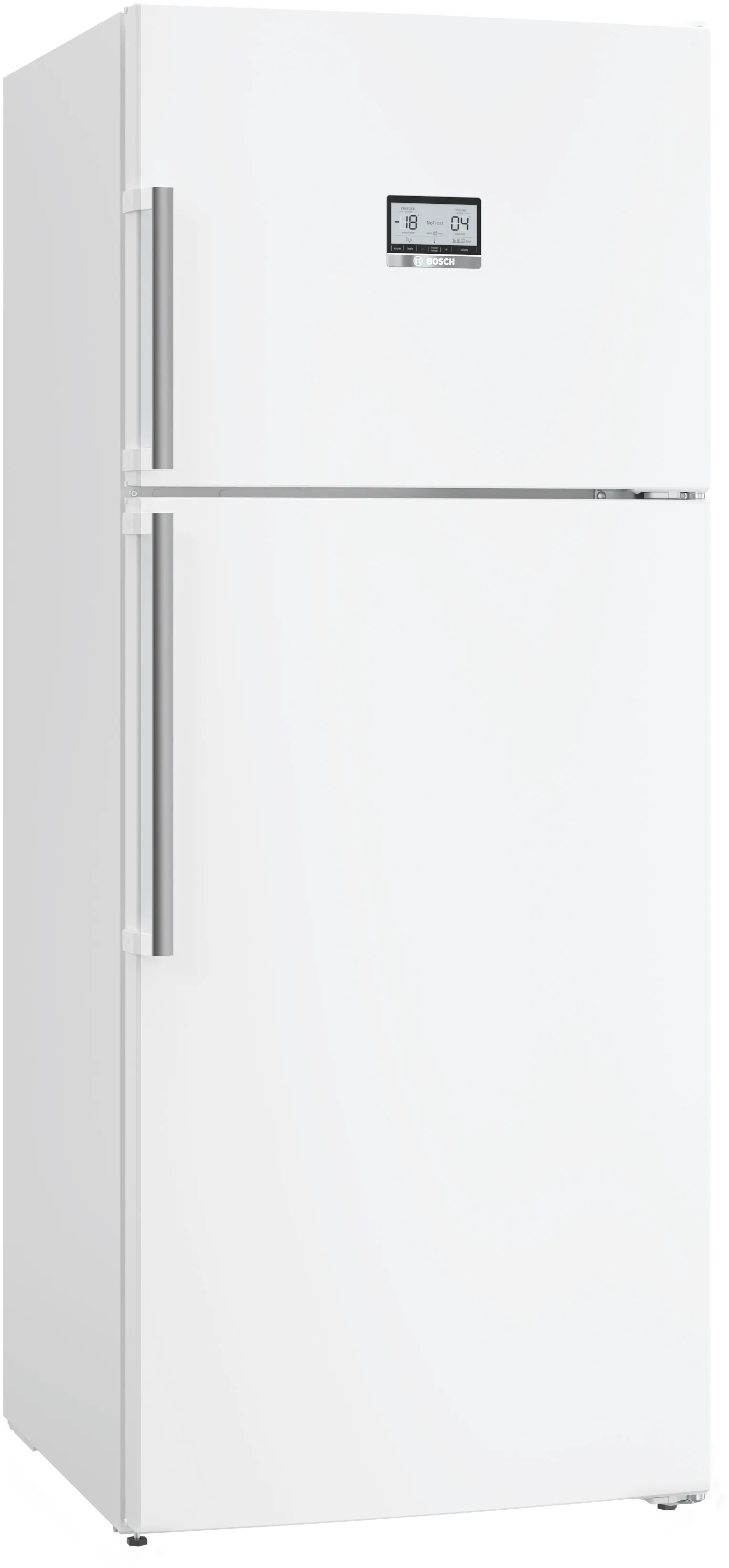 Series 6 free-standing fridge-freezer with freezer at top 186 x 75 cm White 