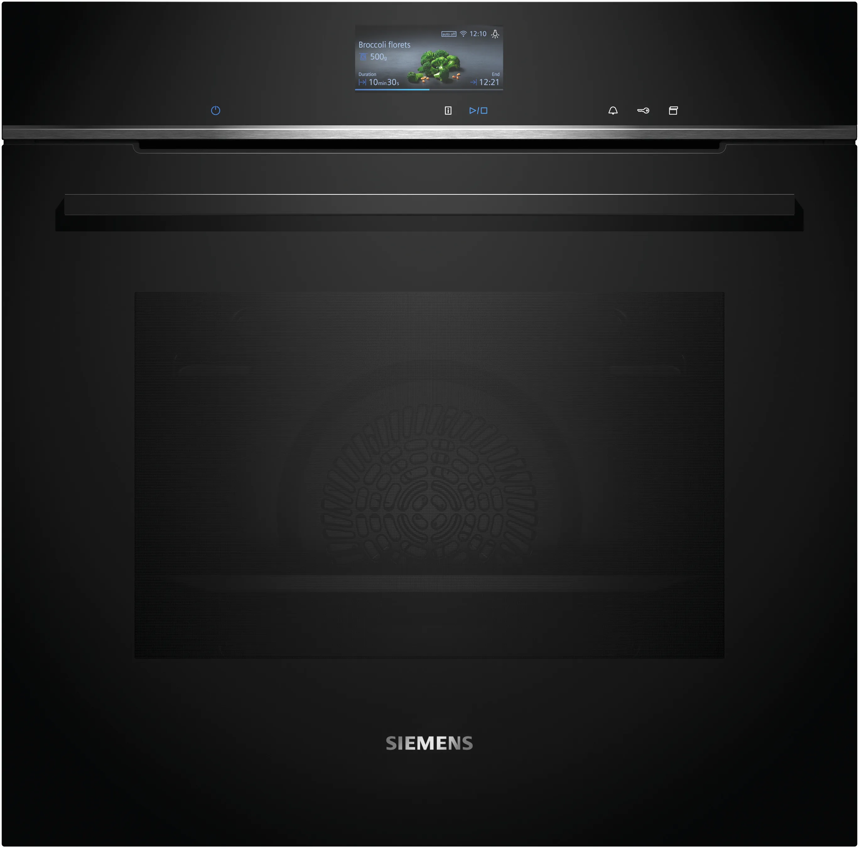 iQ700 Встраиваемый духовой шкаф с функцией пара 60 x 60 cm Черный 