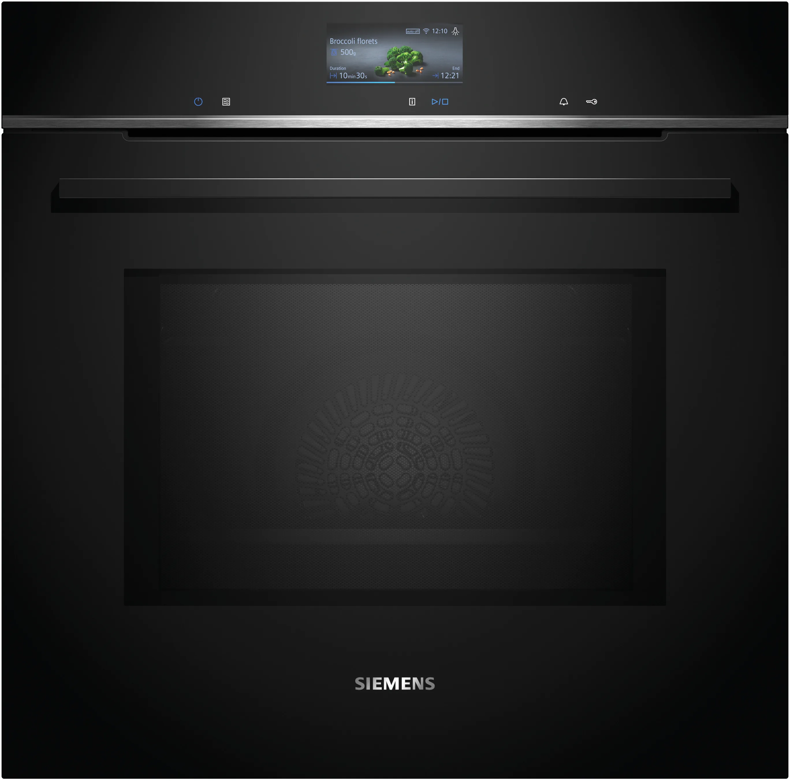 iQ700 Встраиваемый духовой шкаф с микроволнами 60 x 60 cm Черный 