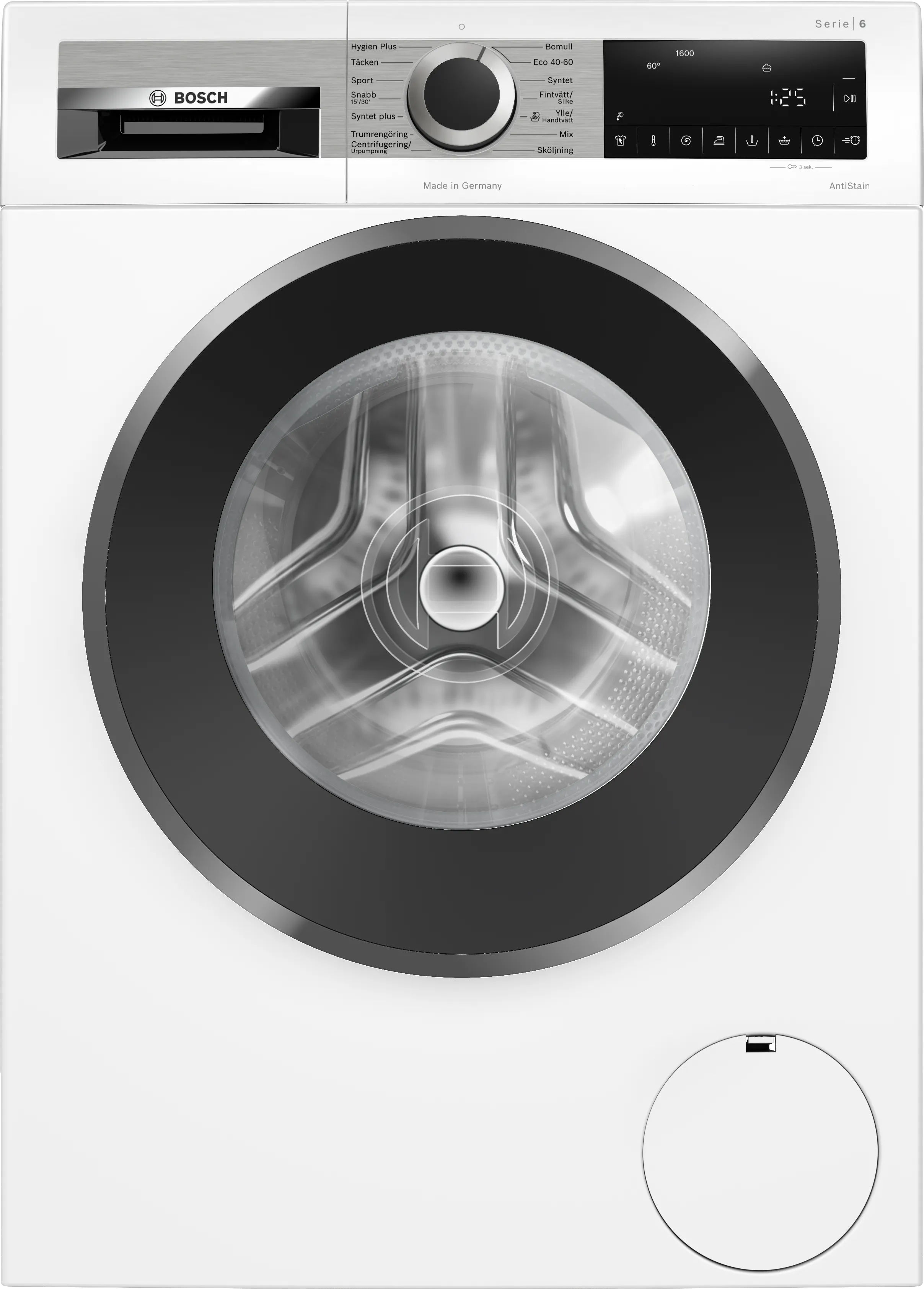 Series 6 washing machine, frontloader fullsize 10 kg 1600 rpm 