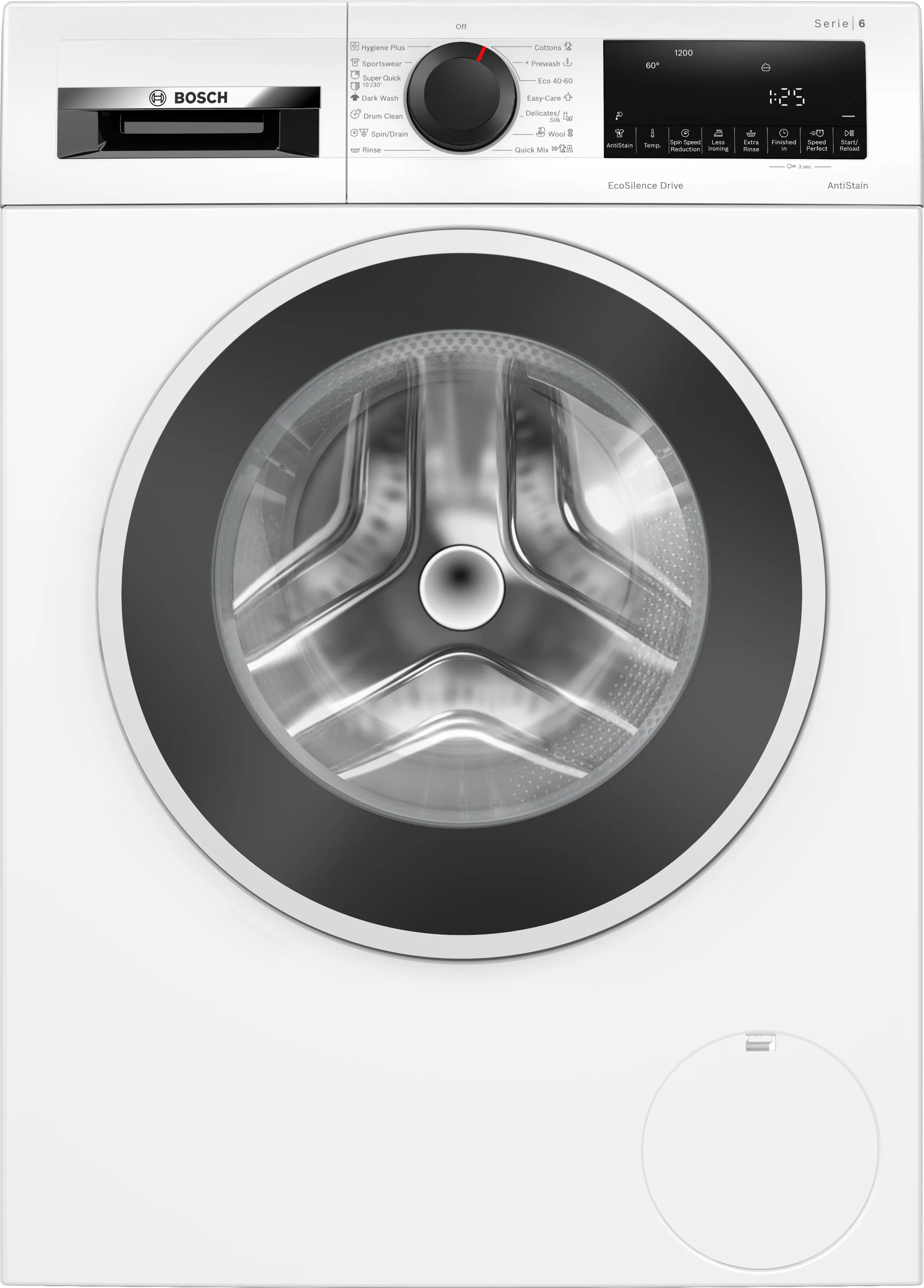 Serija 6 Mašina za pranje veša, punjenje spreda 9 kg 1200 okr 