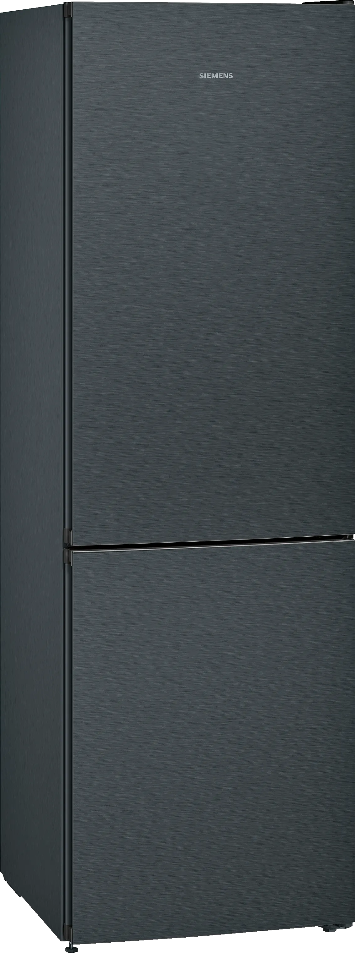 iQ300 Réfrigérateur combiné pose-libre 186 x 60 cm Acier brossé noir anti-traces, Total noFrost