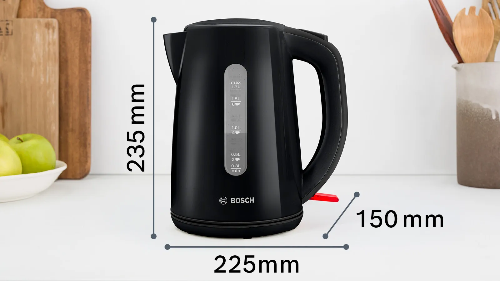 Bosch TWK7503GB Country II Cordless Kettle