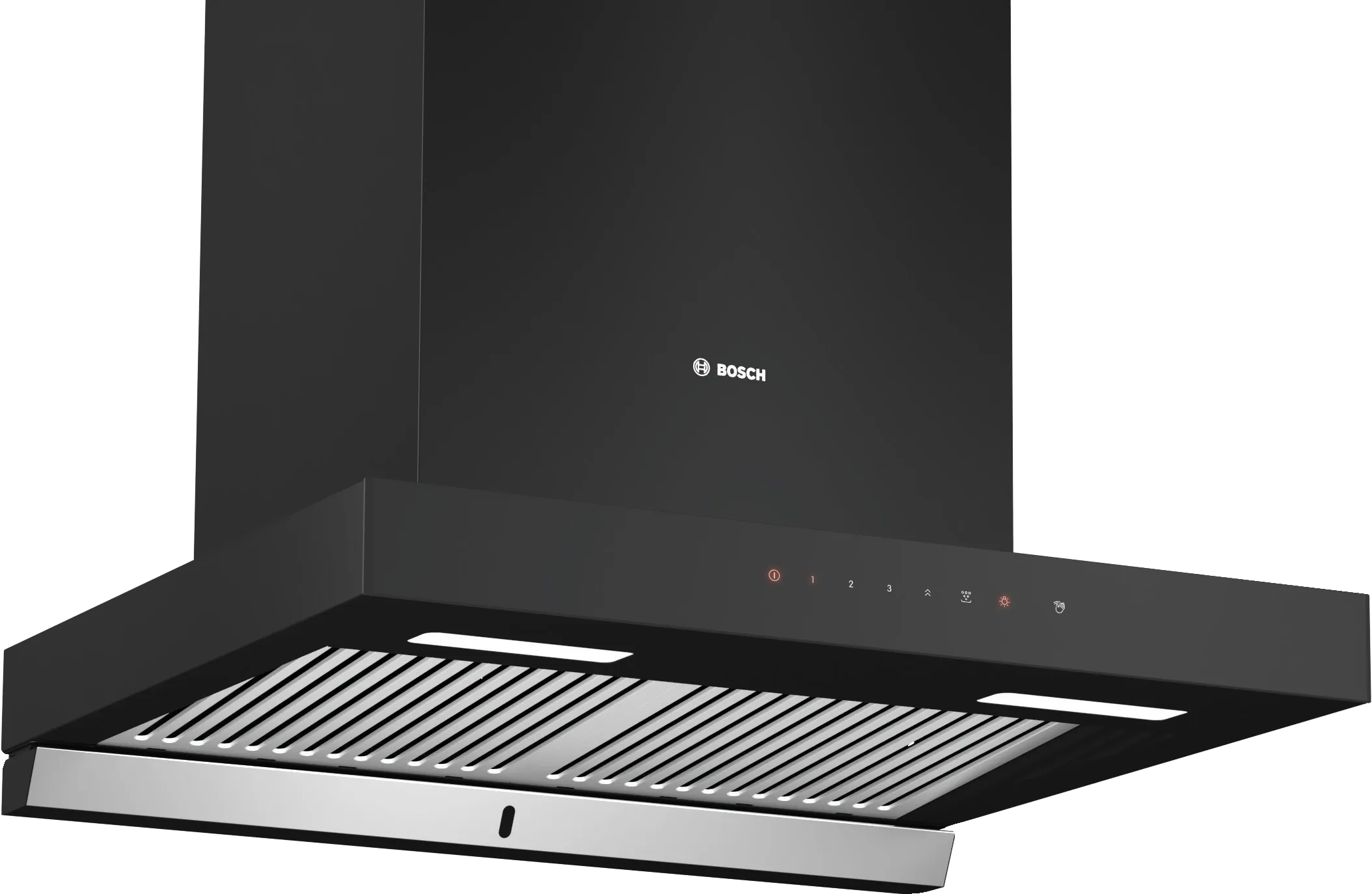 Series 4 wall-mounted cooker hood 60 cm Matt black