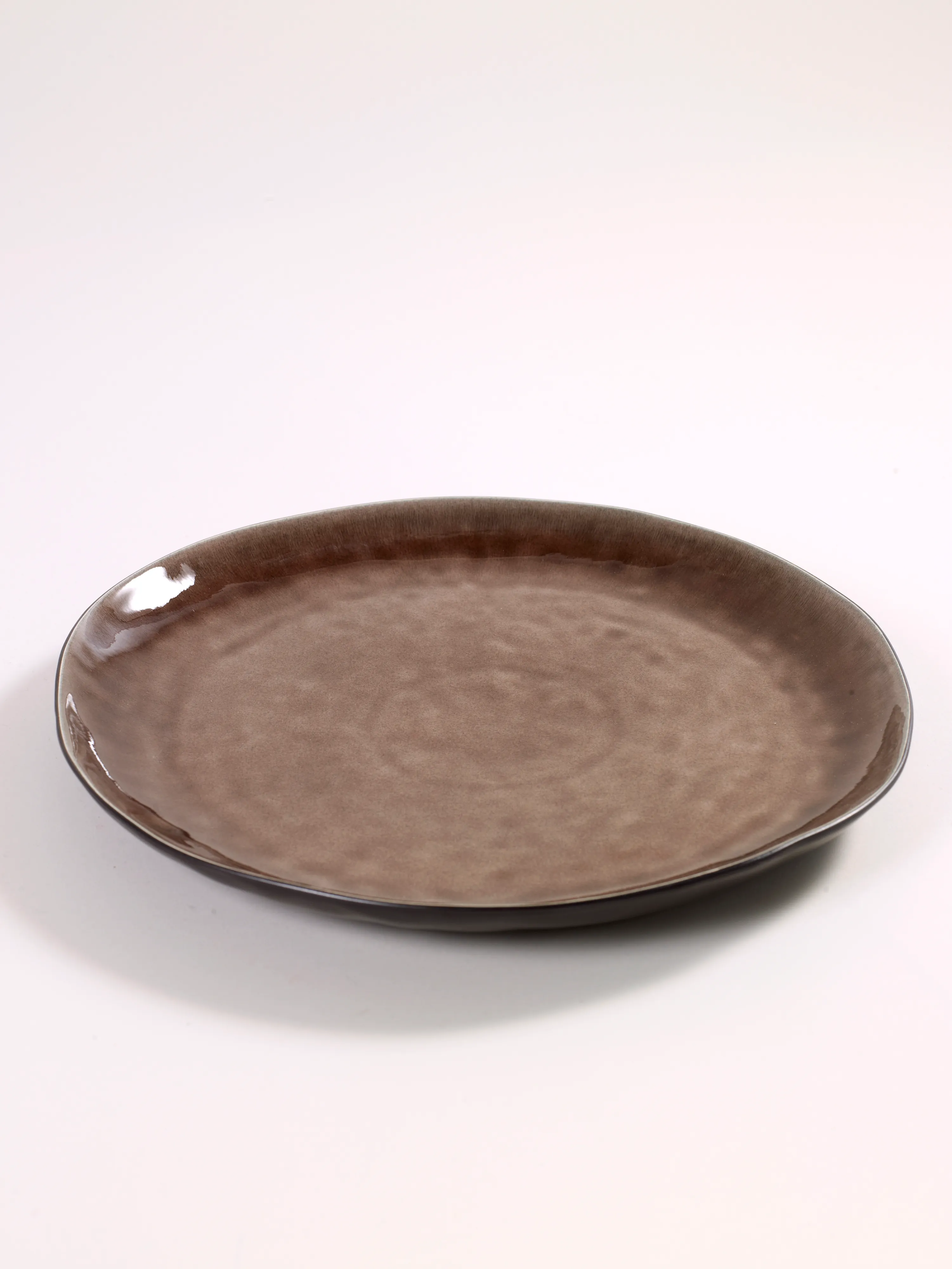 Serax Geflammter Teller, braun, ø 34 cm 