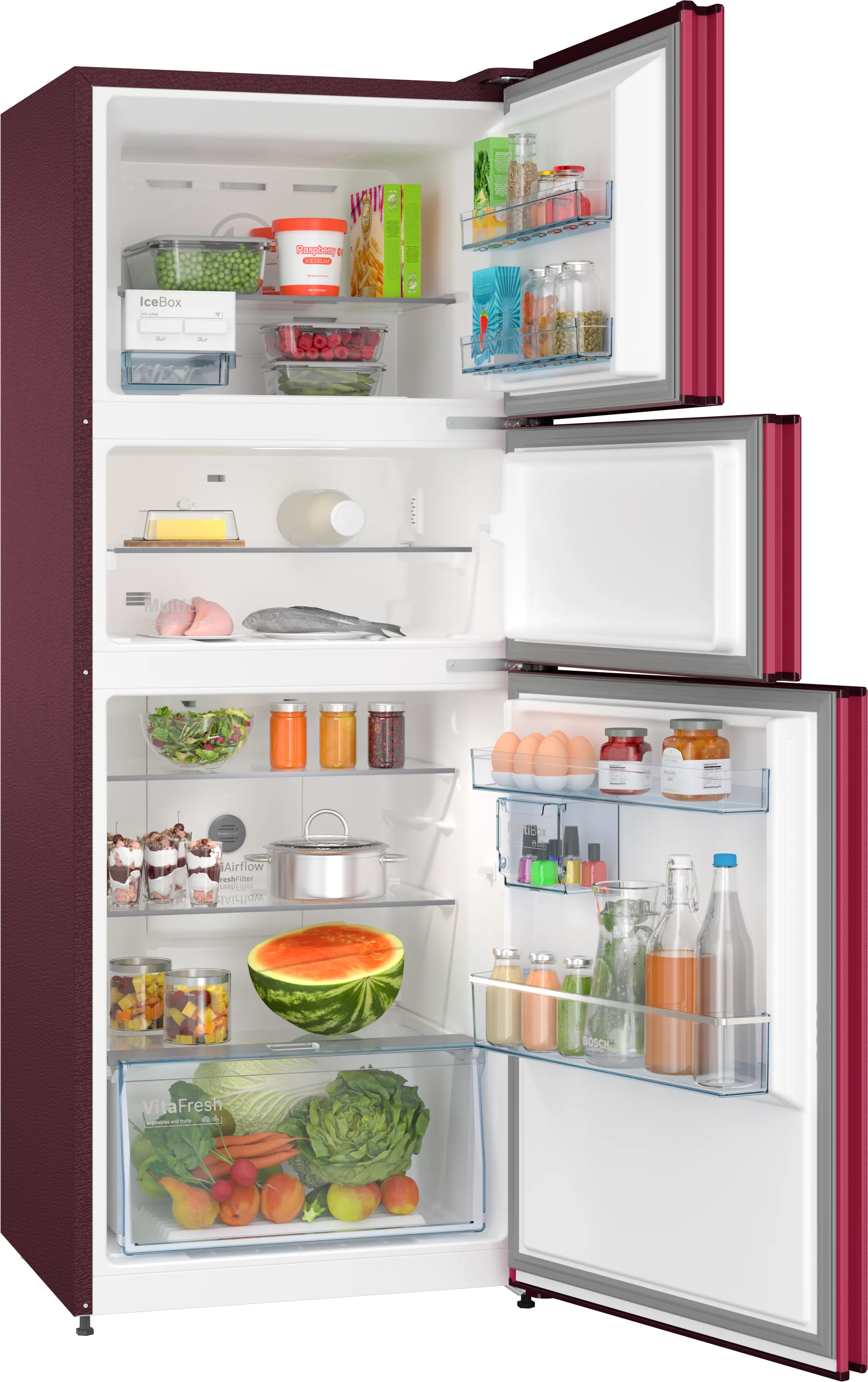 CMC33WT5NI free-standing fridge-freezer with freezer at top