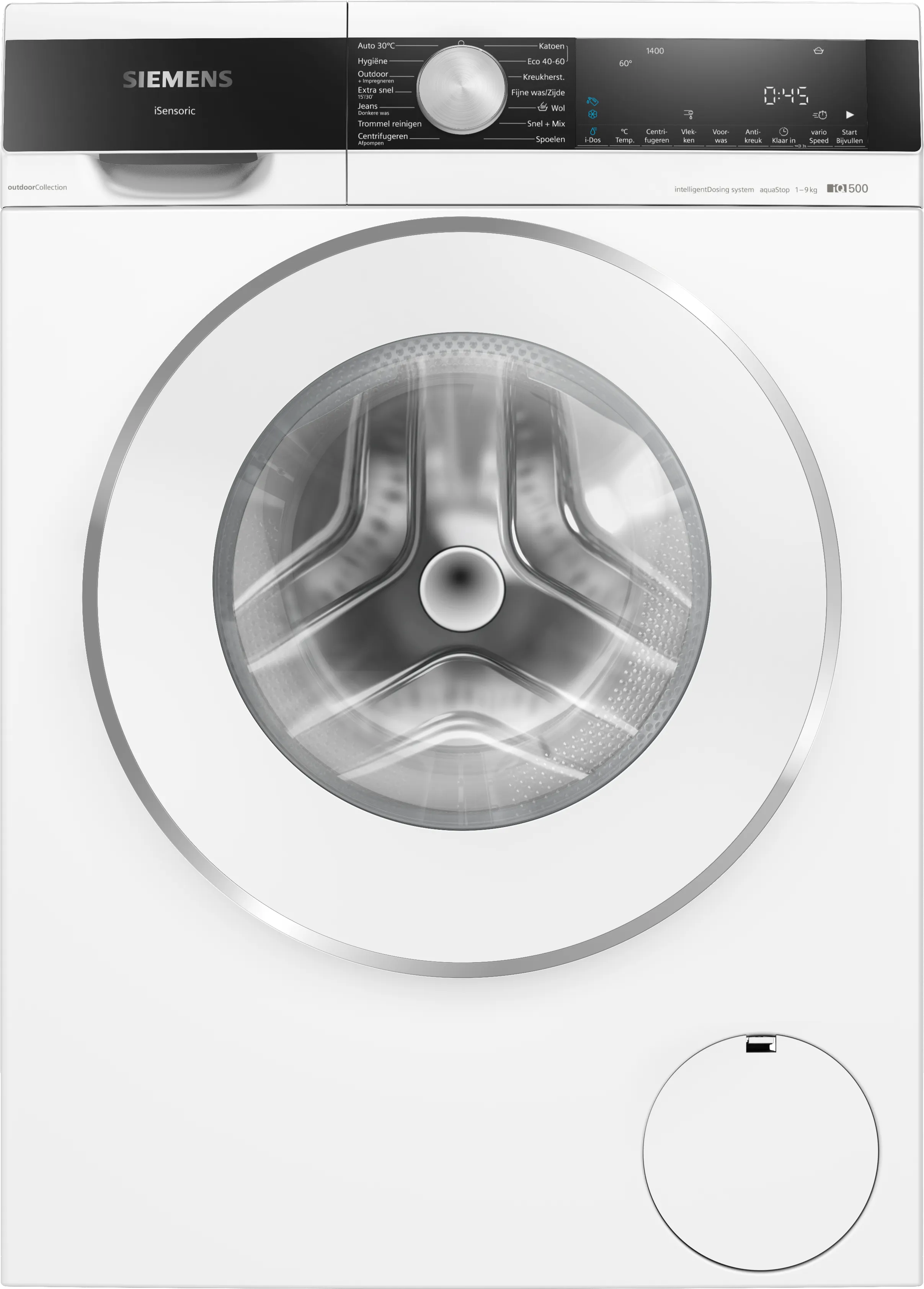 iQ500 Wasmachine, voorlader 9 kg 1400 rpm, White
