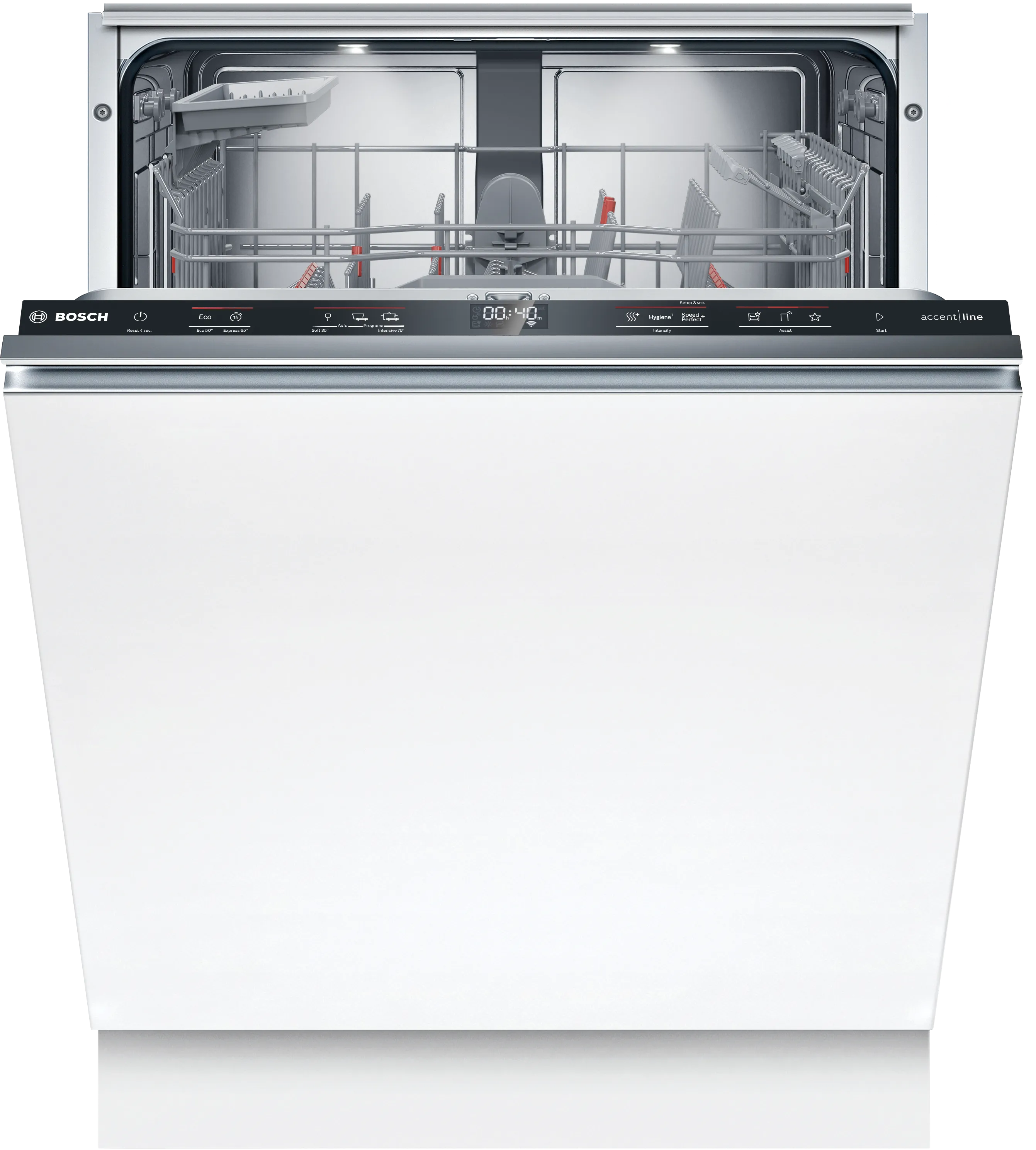Series 6 fully-integrated dishwasher 60 cm XXL, Variable hinge for special installation situations 