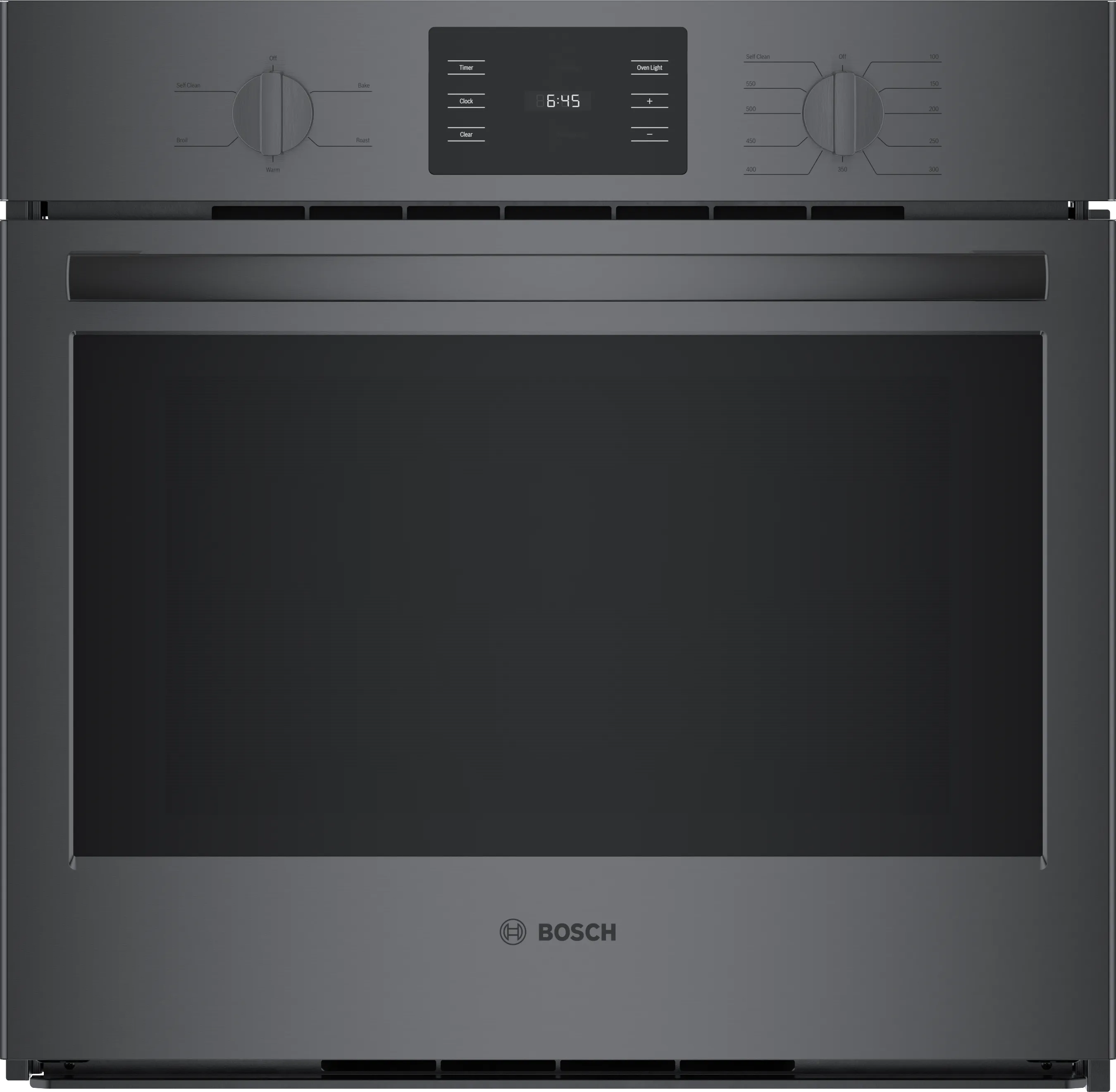 500 Series Single Wall Oven 30'' Black Stainless Steel 