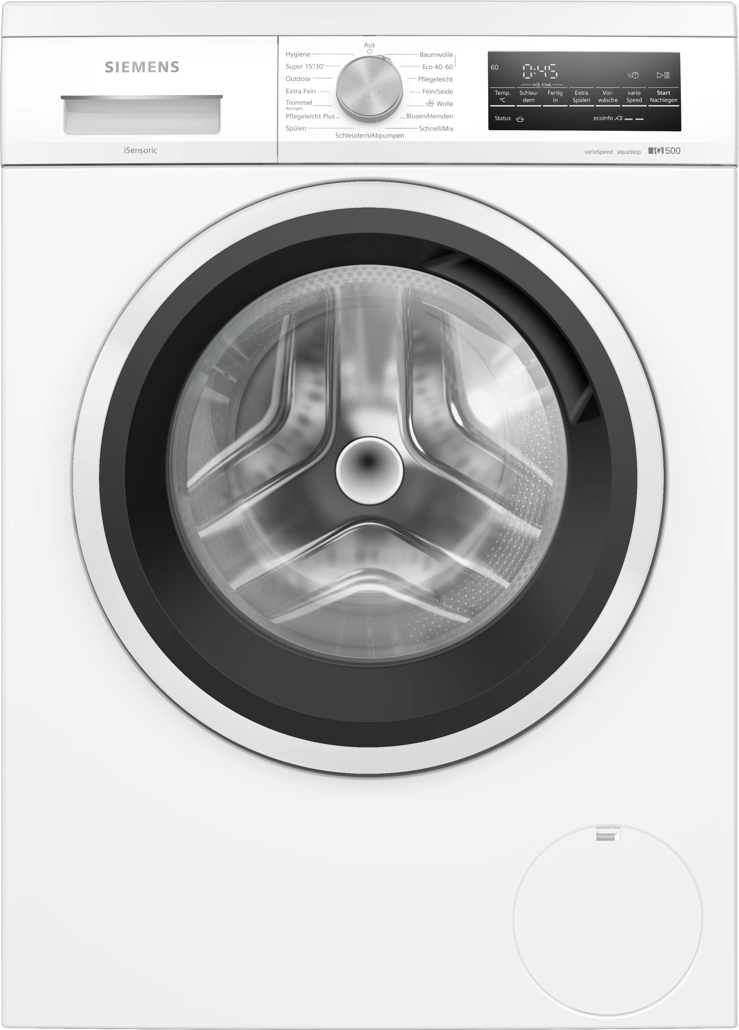 iQ500 Waschmaschine, unterbaufähig - Frontlader 9 kg 1400 U/min., Weiß