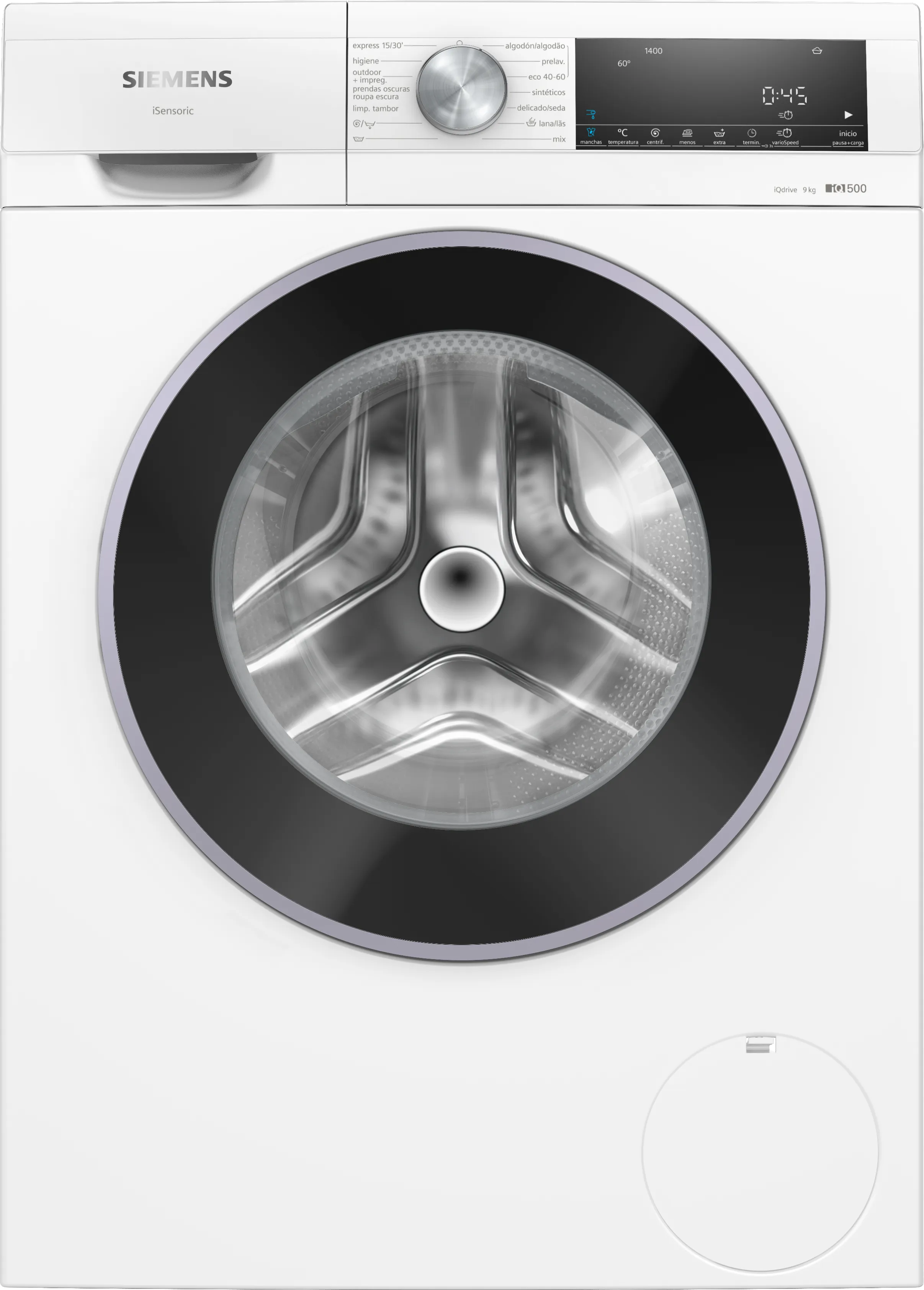 iQ500 Máquina de Lavar Roupa, Carga Frontal 9 kg 1400 rpm 