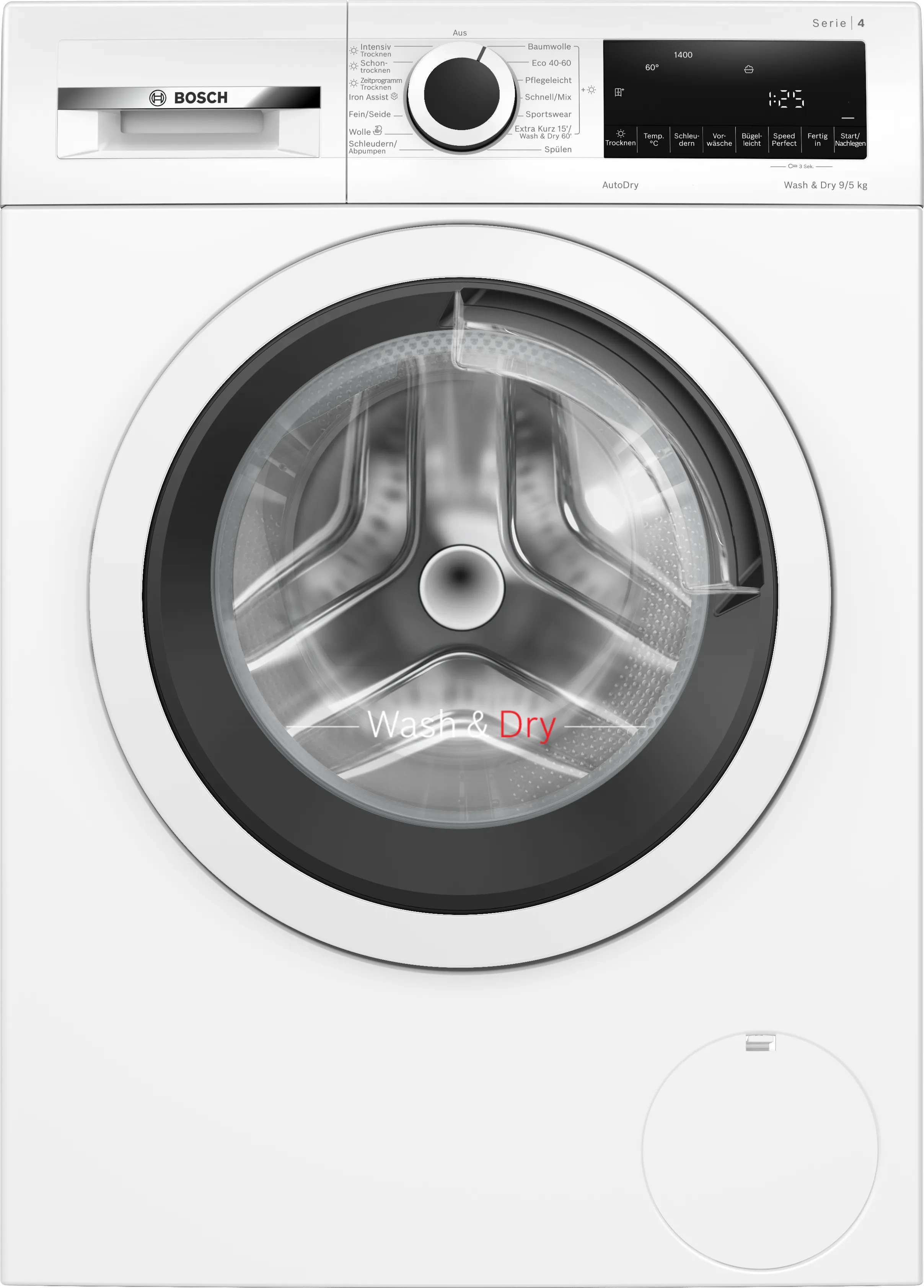 Série 4 washer dryer 9/5 kg 1400 trs/min 