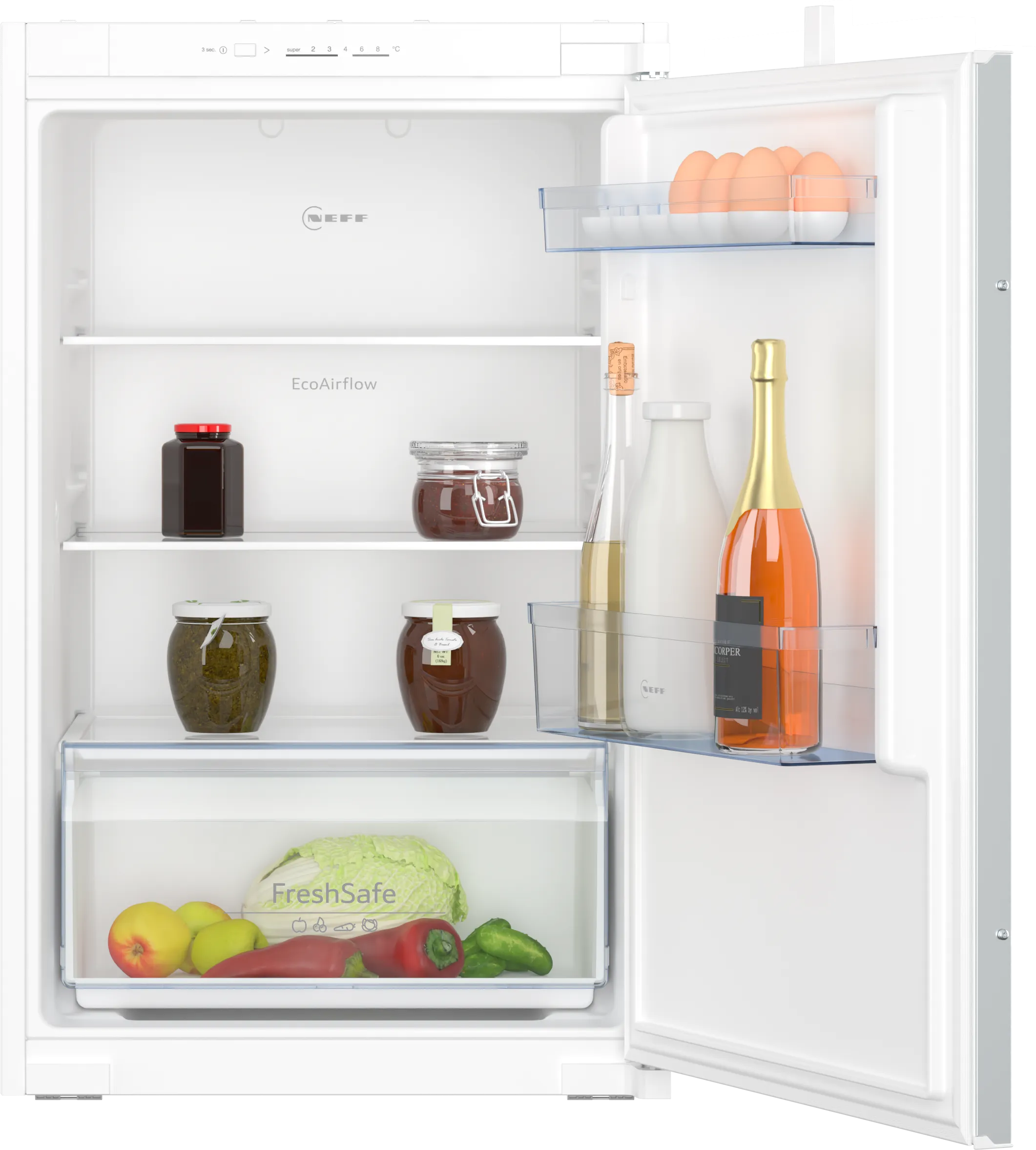 N 30 built-in fridge 88 x 56 cm sliding hinge 