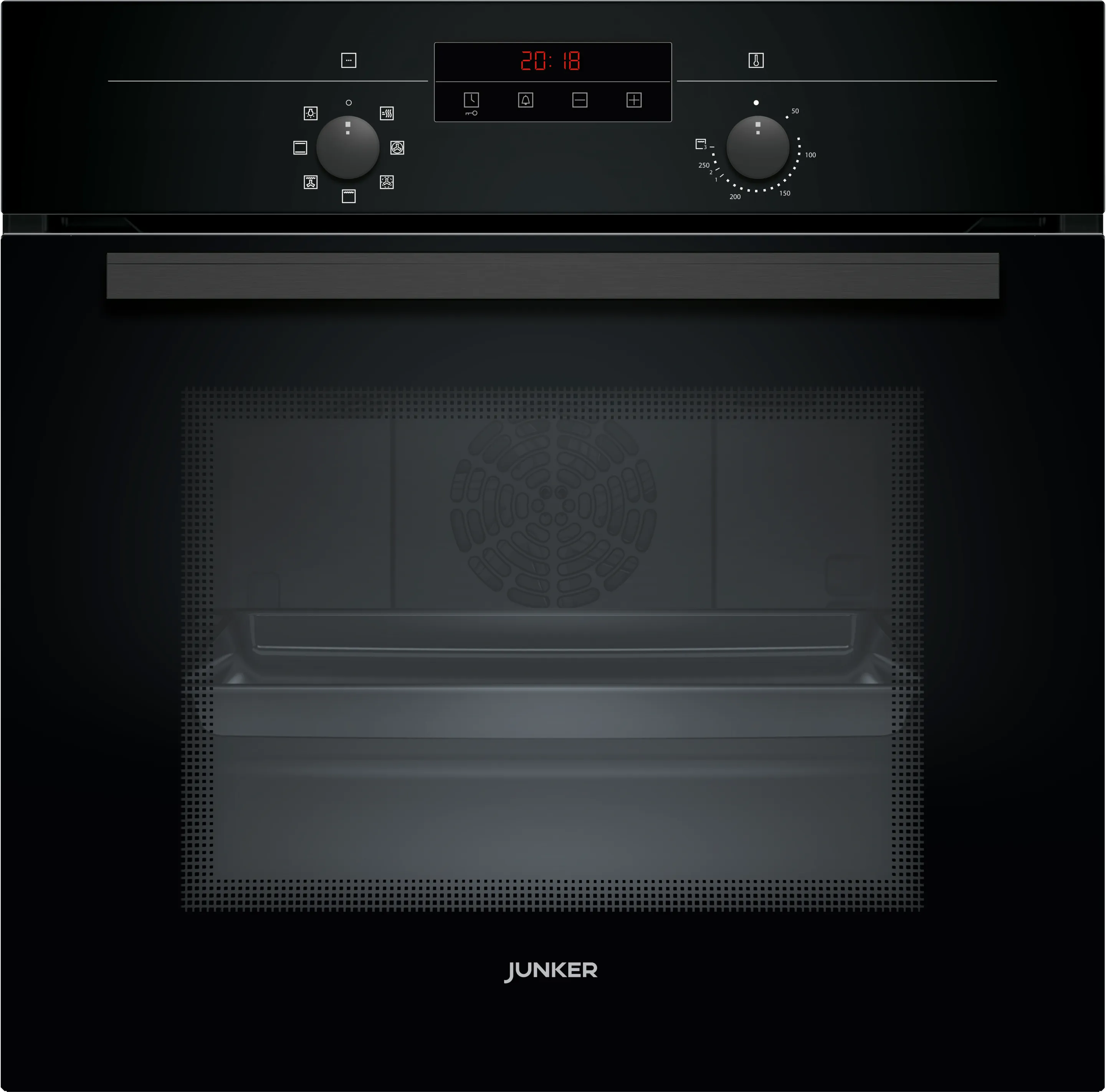 Einbau-Backofen 60 x 60 cm Schwarz