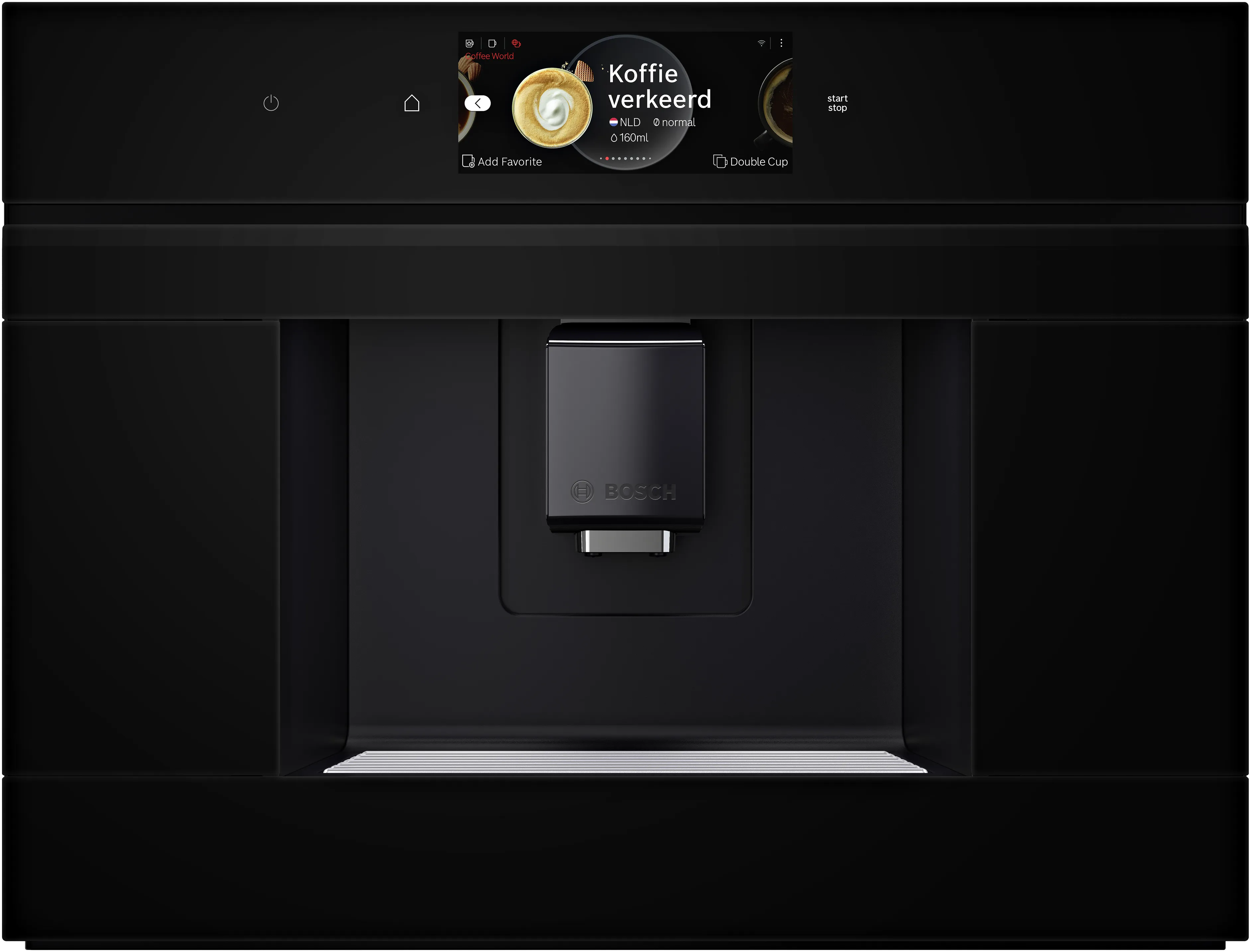 Series 8 Built-In Fully Automatic Coffee Machine Black 