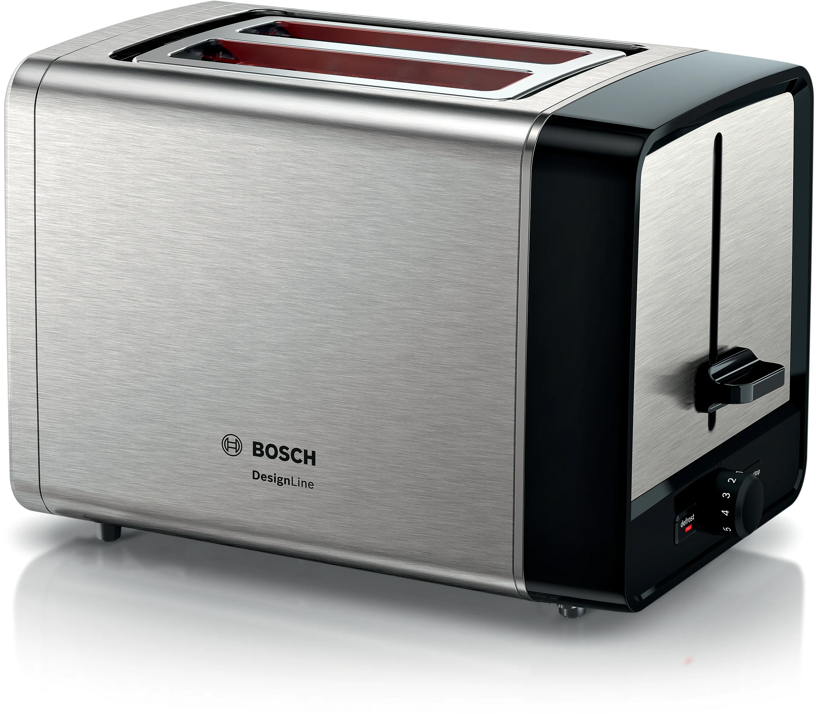 Toaster compact DesignLine Acier inoxydable 