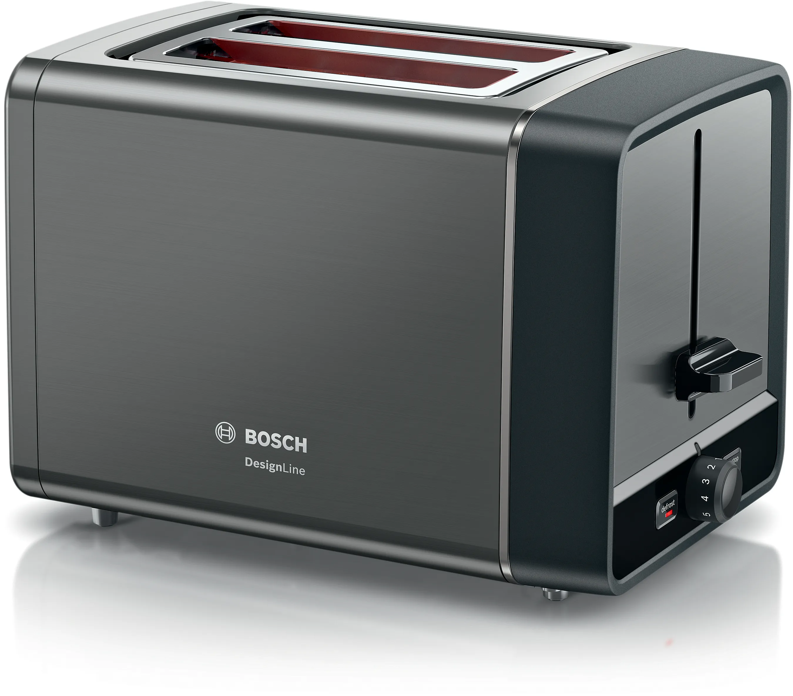 Compact toaster DesignLine Graphite 
