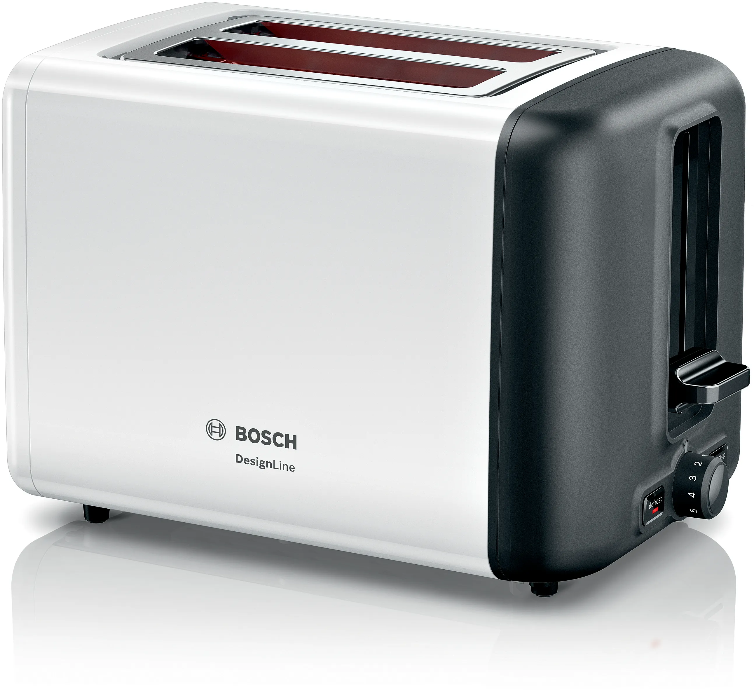 Compact toaster DesignLine White 