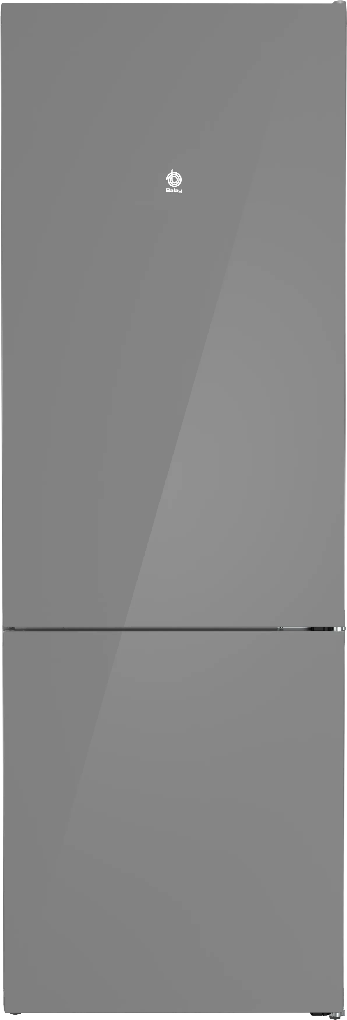 Frigorífico combinado 203 x 70 cm Cristal gris antracita