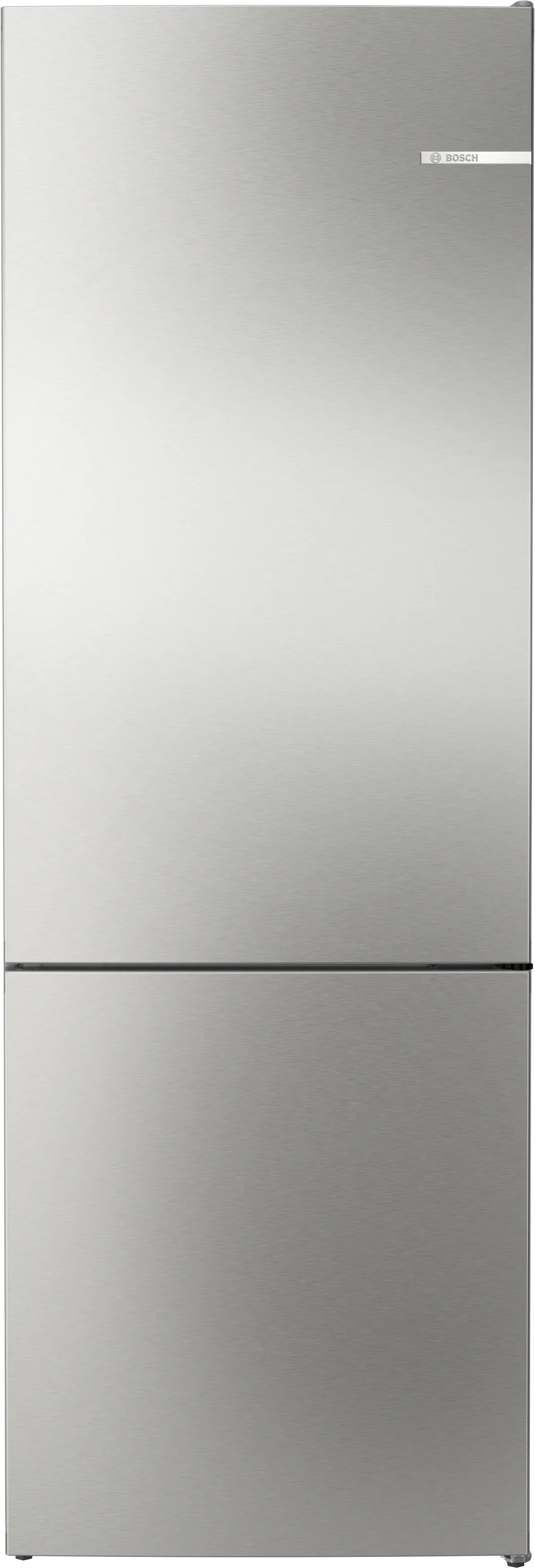 Serie 4 Volně stojící chladnička s mrazákem dole 203 x 70 cm Nerez (s povrchem proti otiskům prstů) 