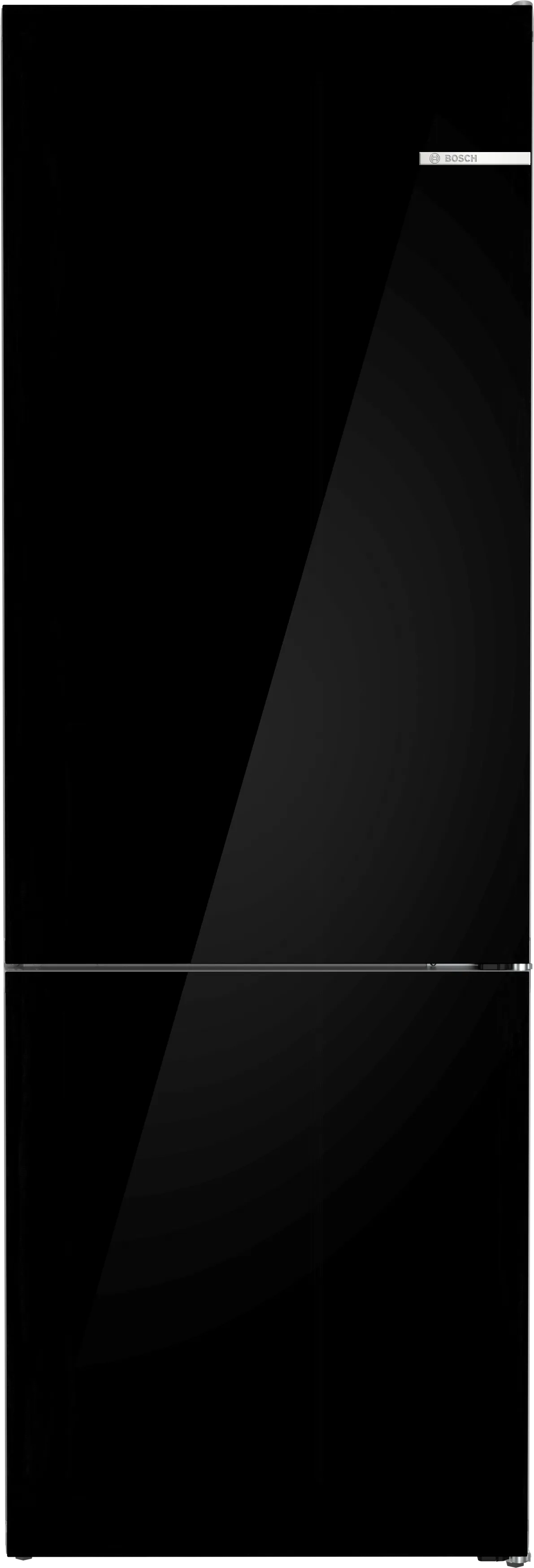 Serie 6 Prostostoječi hladilnik z zamrzovalnikom spodaj 203 x 70 cm Črna 