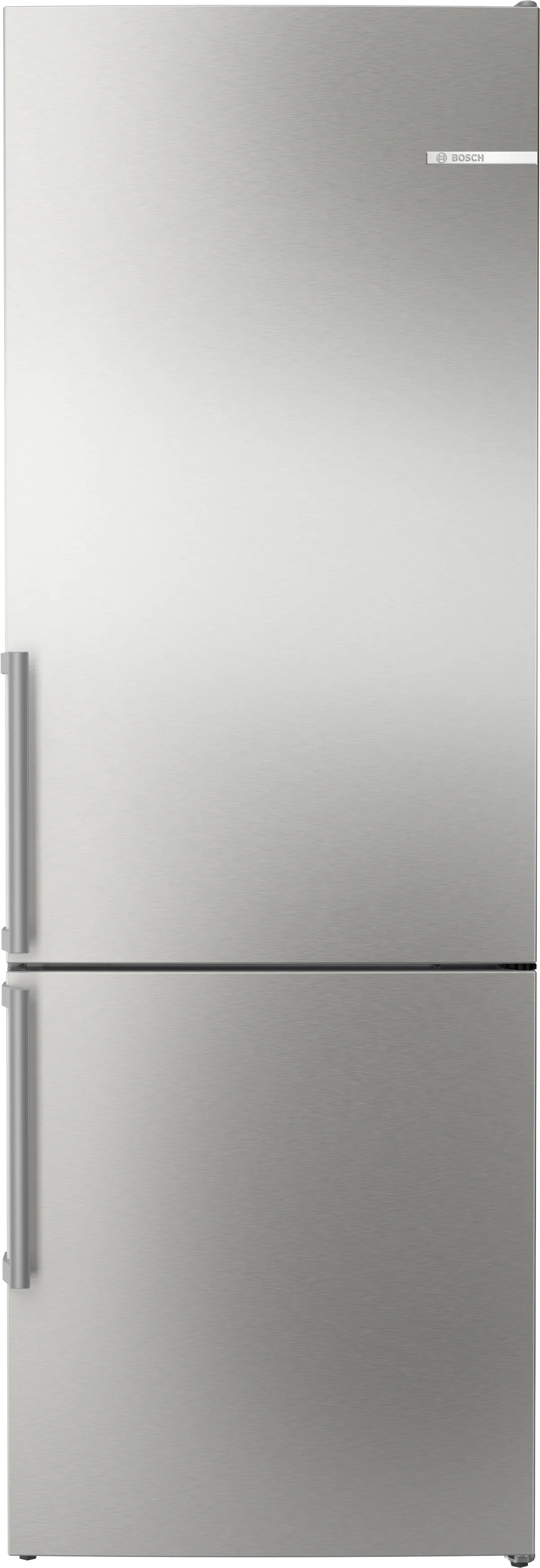 Serie 4 Samostojeći hladnjak sa zamrzivačem na dnu 203 x 70 cm Brušeni čelik, s premazom protiv otisaka prstiju 