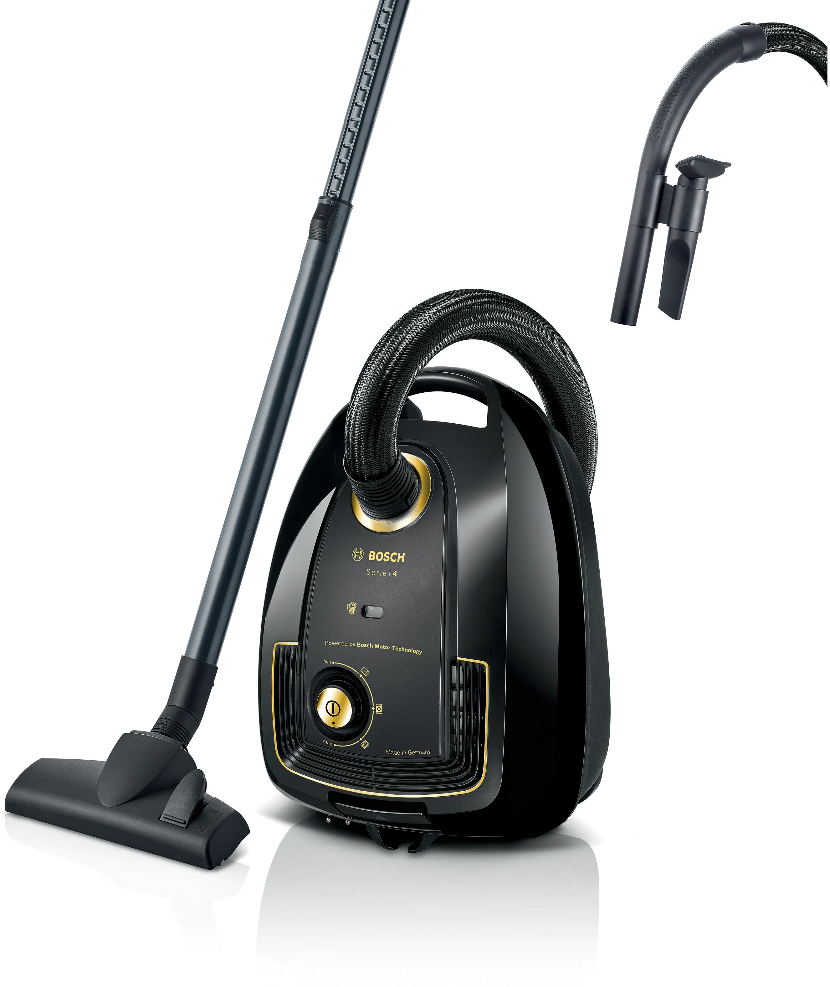 Series 4 Bagged vacuum cleaner Black 