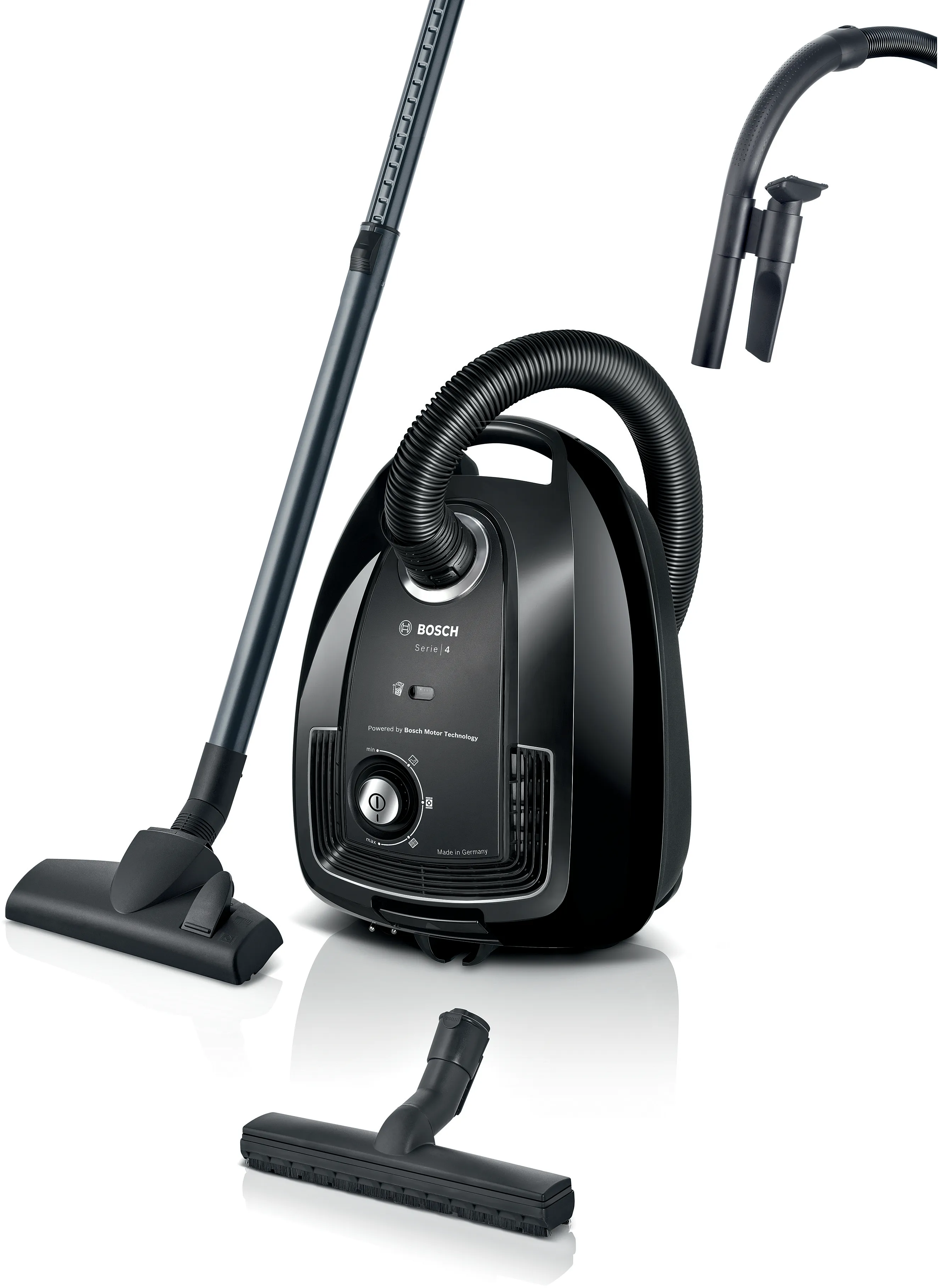 Series 4 Bagged vacuum cleaner Black 