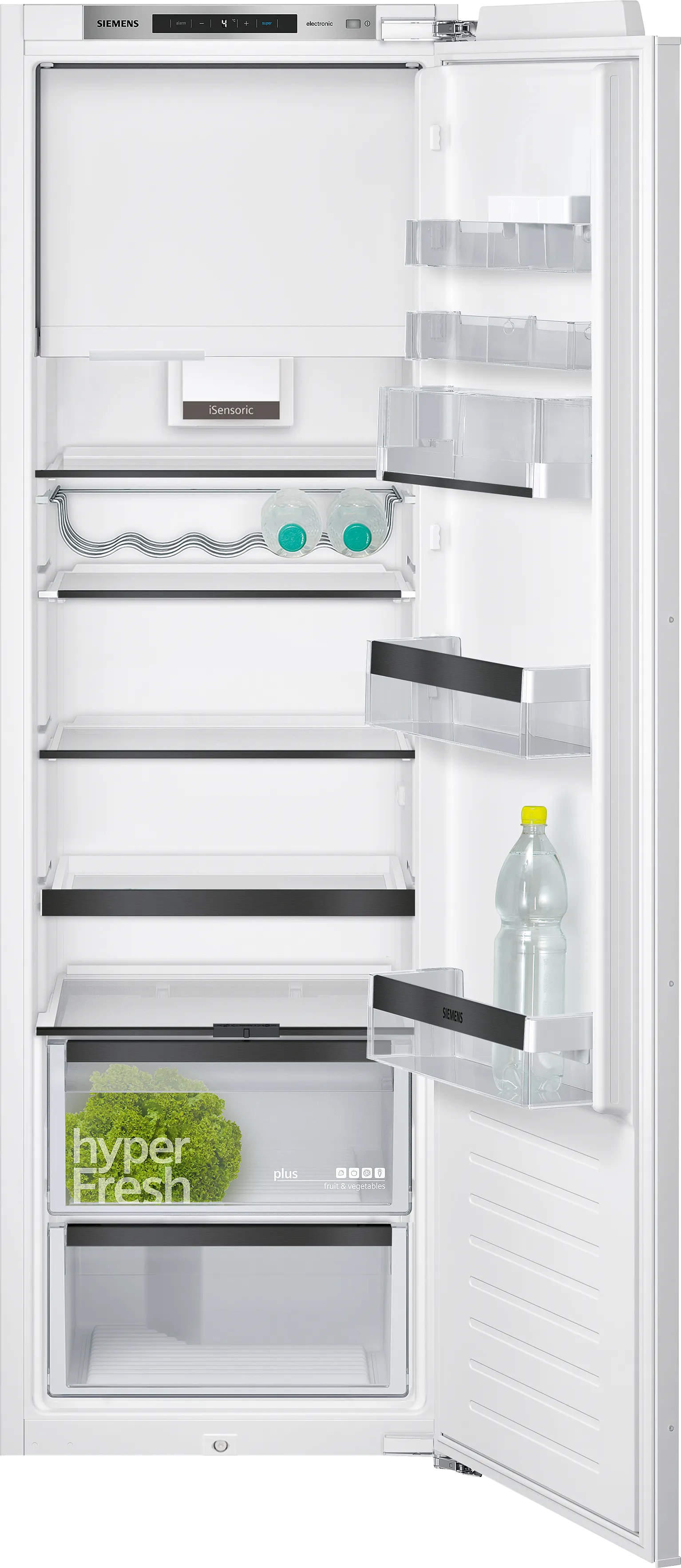 IQ500 built-in fridge with freezer section 177.5 x 56 cm soft close flat hinge 