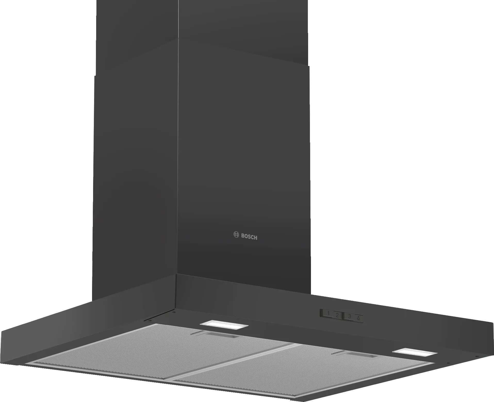 Series 2 wall-mounted cooker hood 60 cm Black 