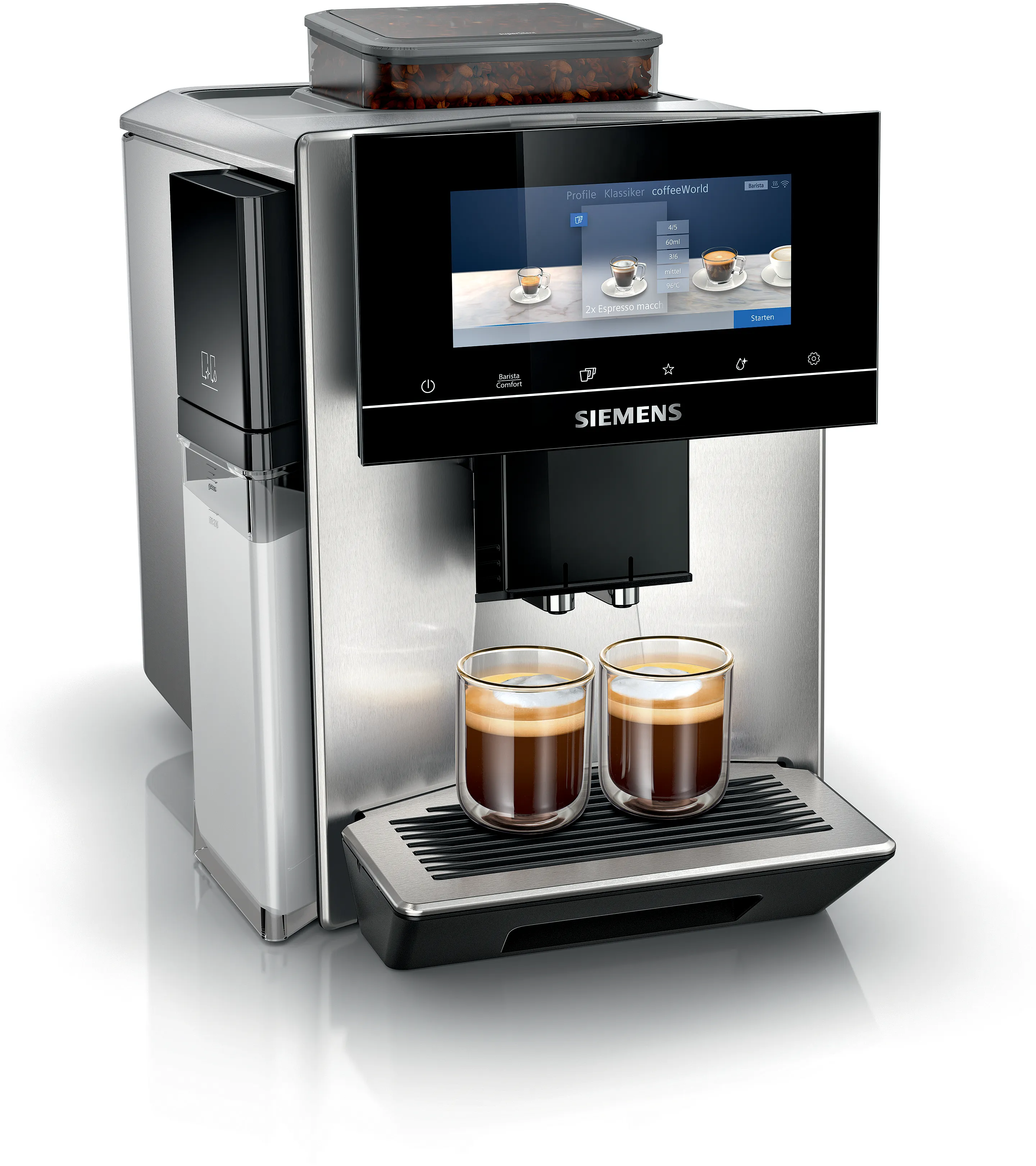 Machines à café automatiques EQ900 plus Acier inox 