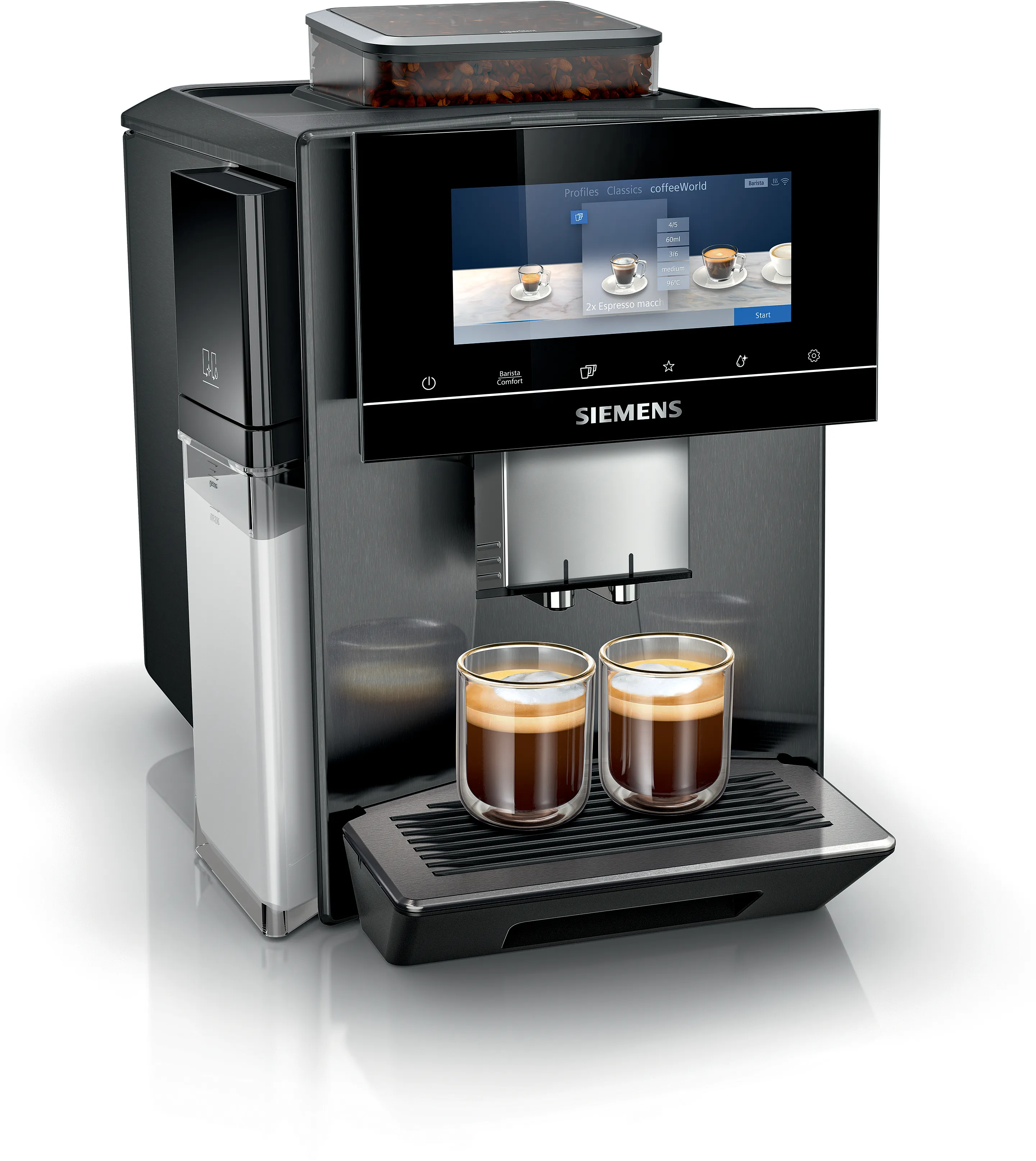 Kahviautomaatti EQ900 plus Tumma inox 