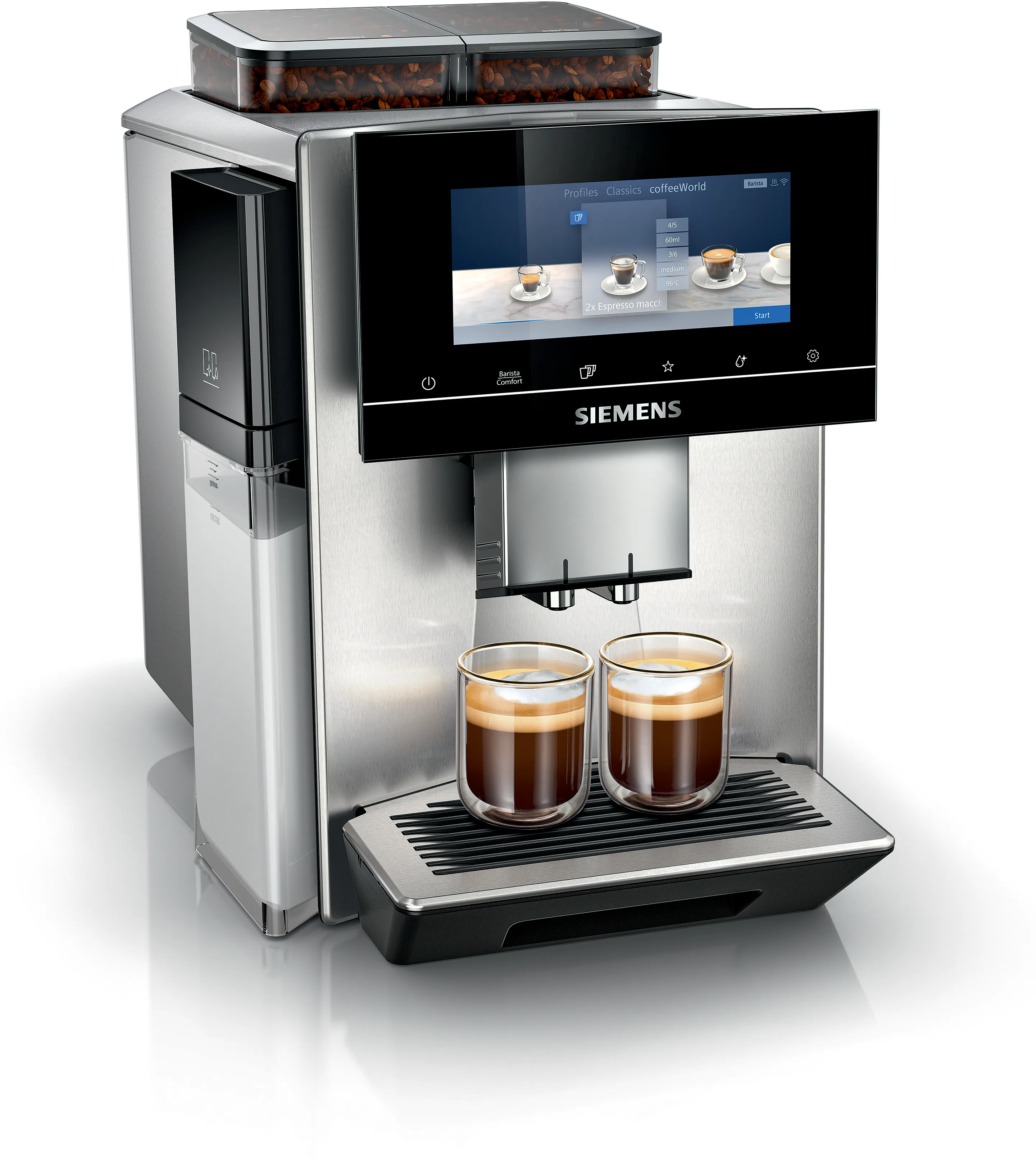 Fully automatic coffee machine EQ900 plus Stainless steel 