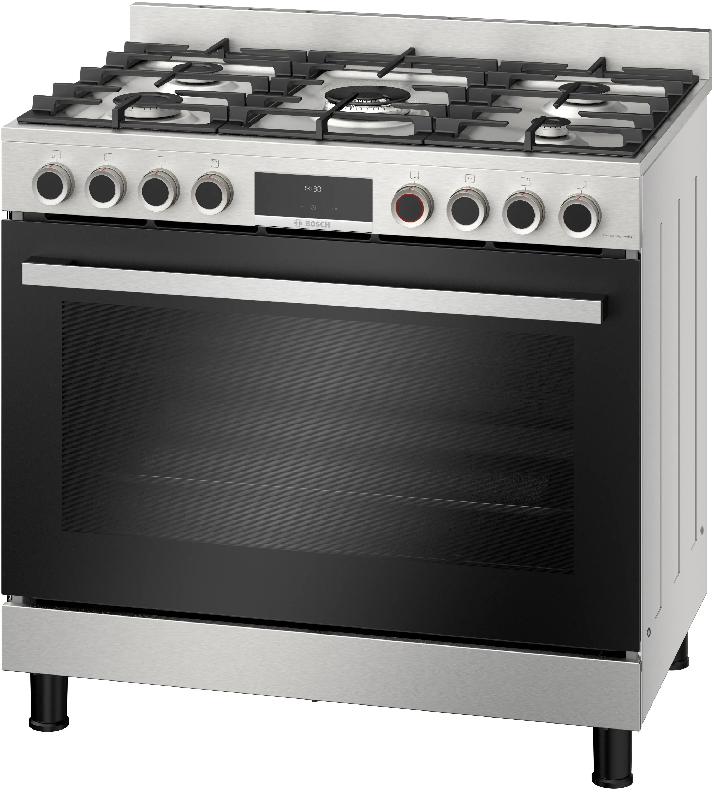 Series 8 Gas range cooker Stainless steel 