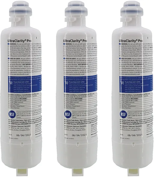 UltraClarityPro™ Water Filter (3 Pack of BORPLFTR50, BORPLFTR55, RA450022, REPLFLTR55) 