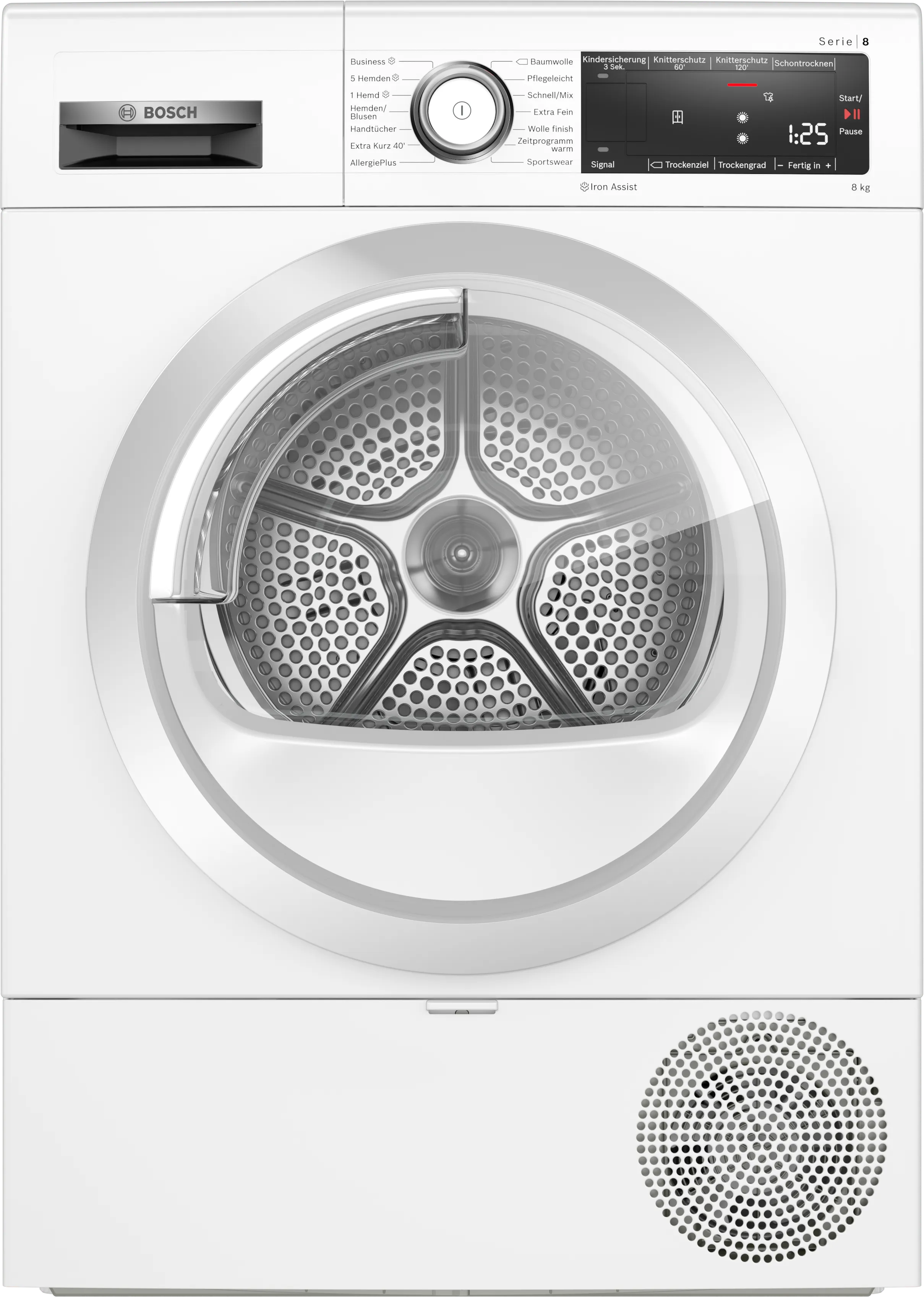 Serie 8 Wärmepumpentrockner 8 kg White