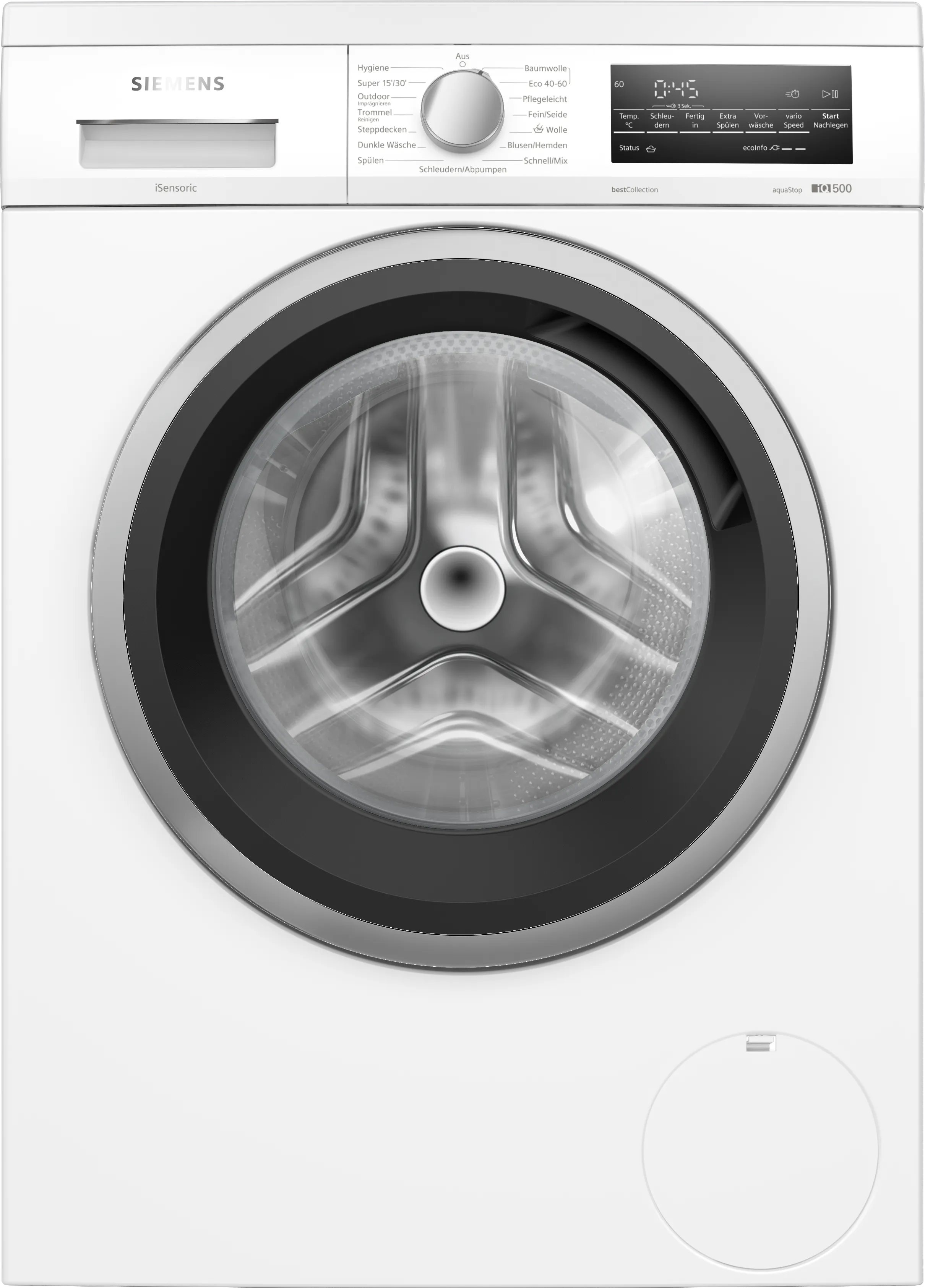 iQ500 Waschmaschine, unterbaufähig - Frontlader 8 kg 1400 U/min., Weiß