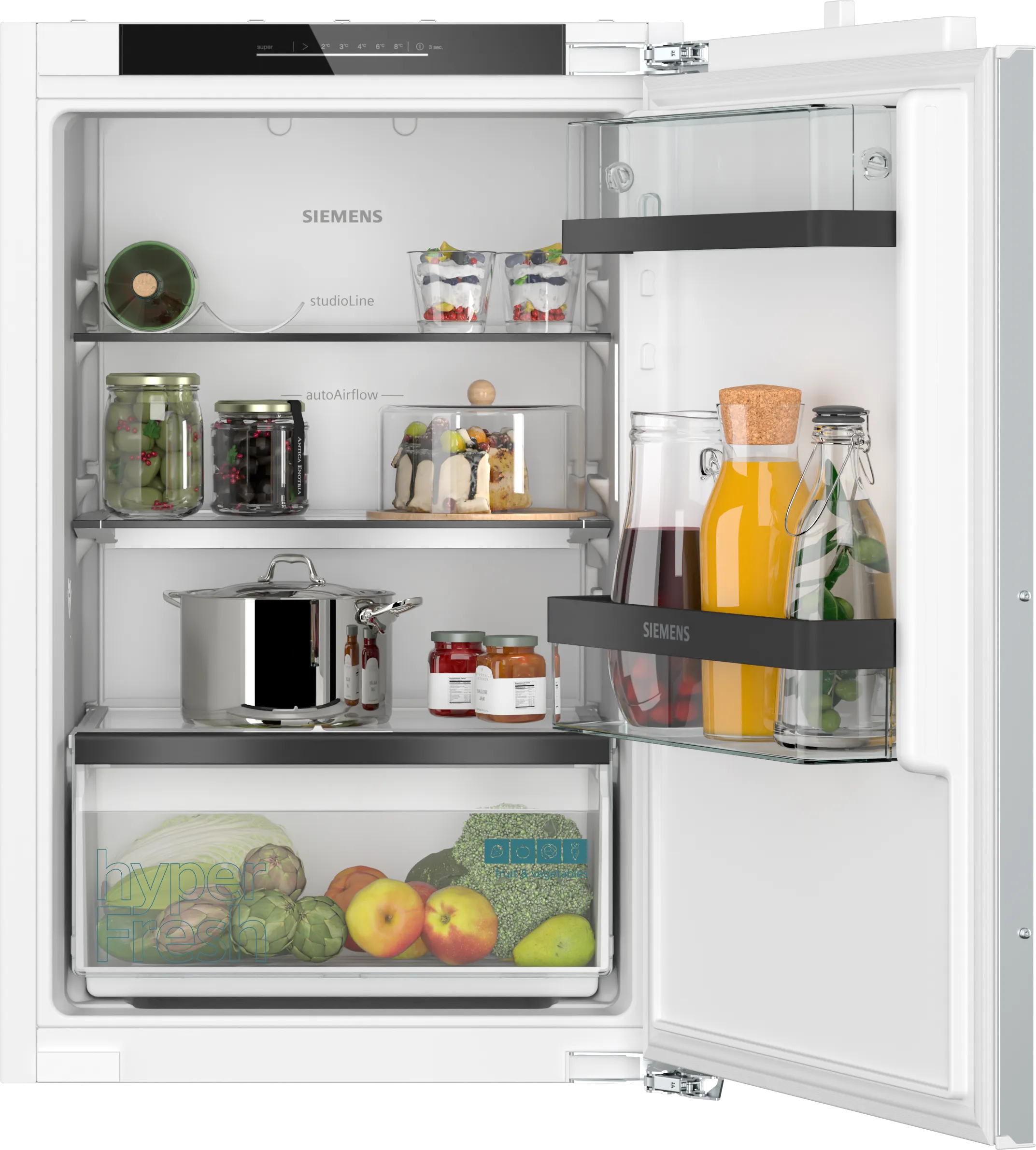 iQ500 Integreerbare koelkast 88 x 56 cm softClose vlakscharnier 