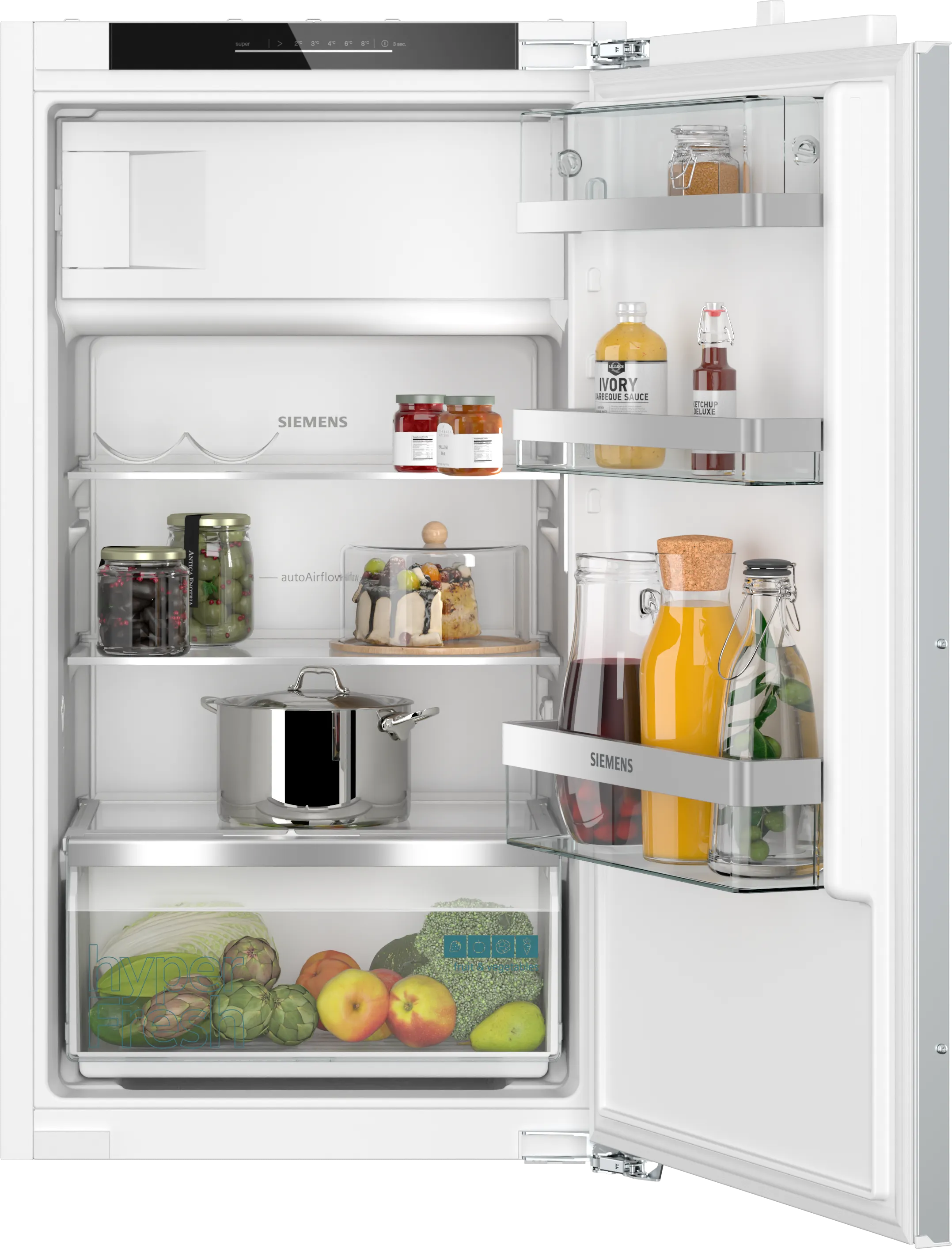 iQ500 Einbau-Kühlschrank mit Gefrierfach 102.5 x 56 cm Flachscharnier mit Softeinzug 