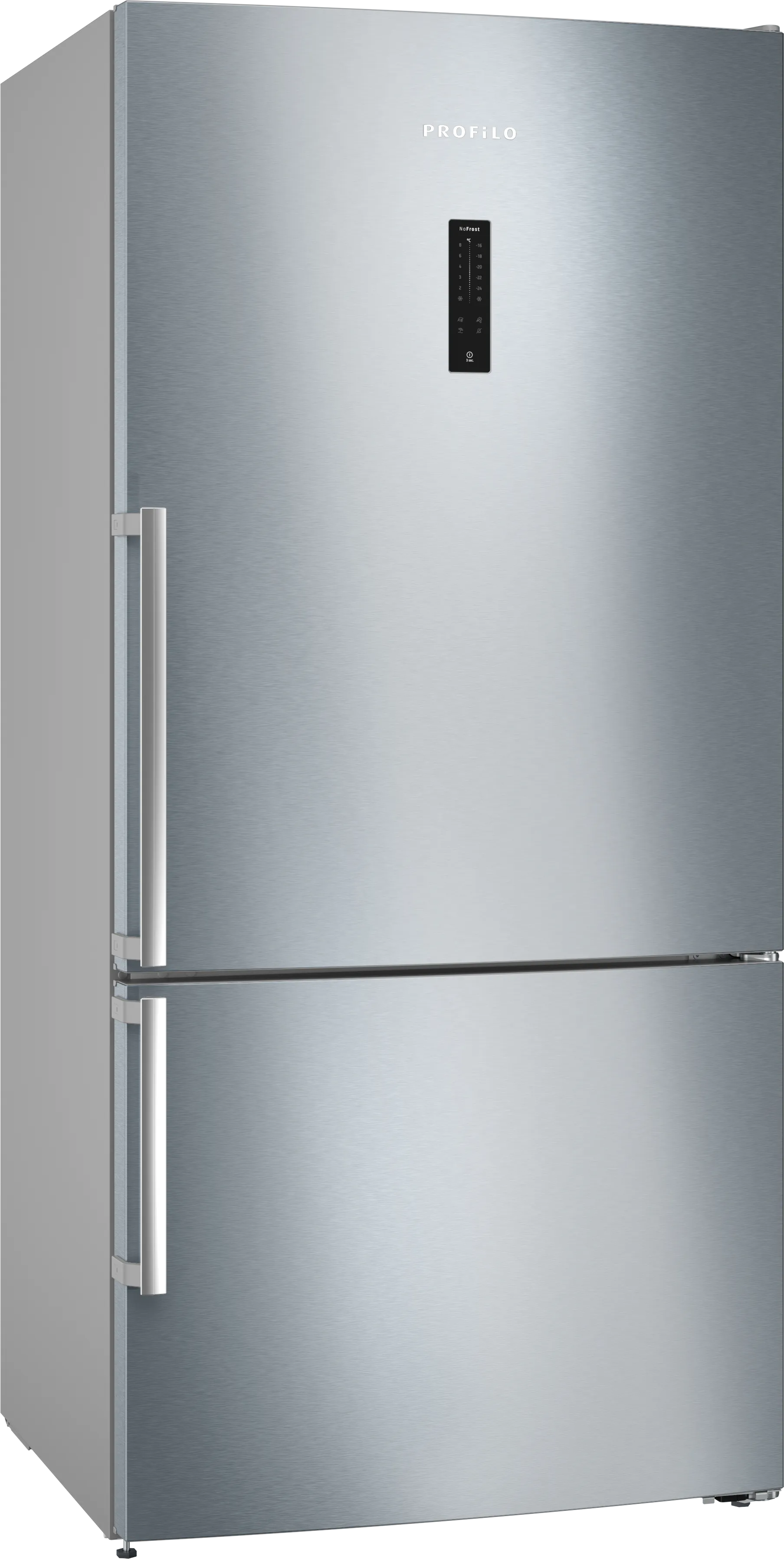 Alttan Donduruculu Buzdolabı 186 x 86 cm Kolay temizlenebilir Inox 