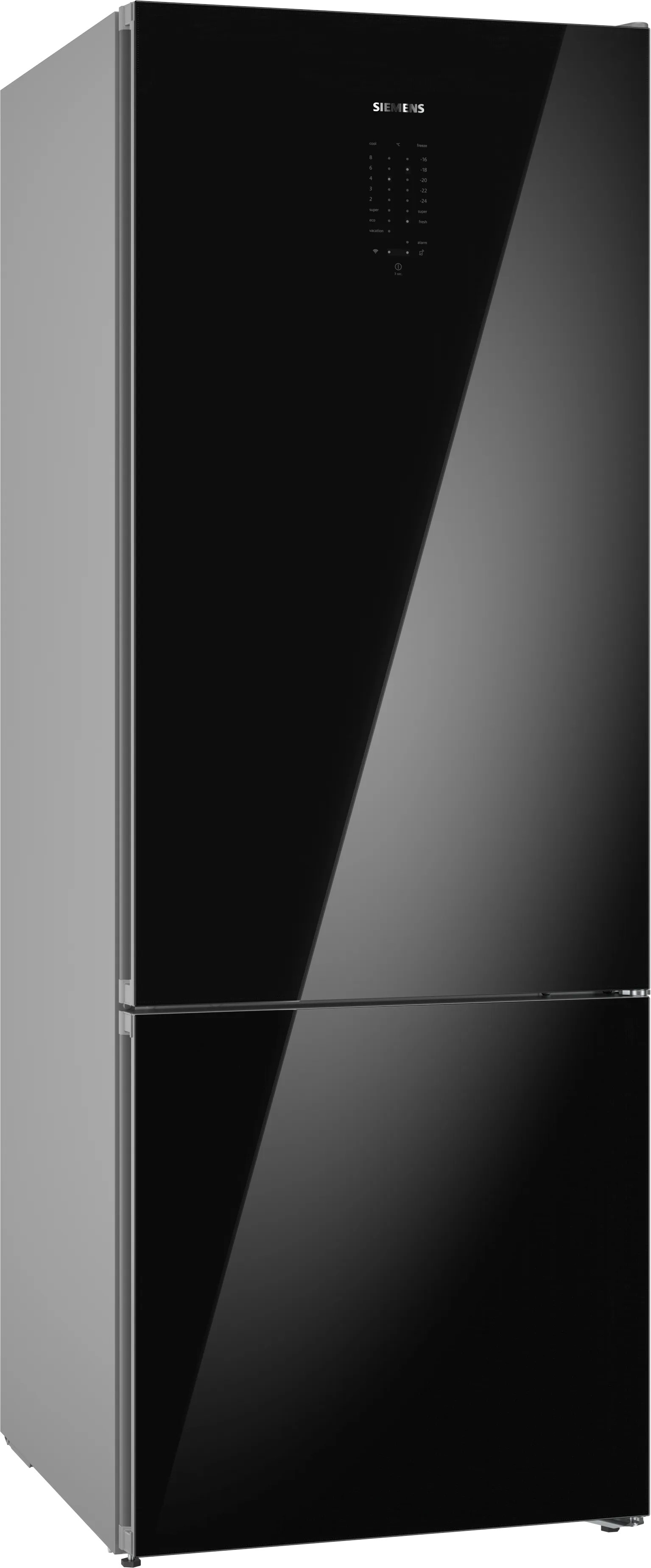 iQ500 Alttan Donduruculu Buzdolabı 193 x 70 cm Siyah, Total noFrost 