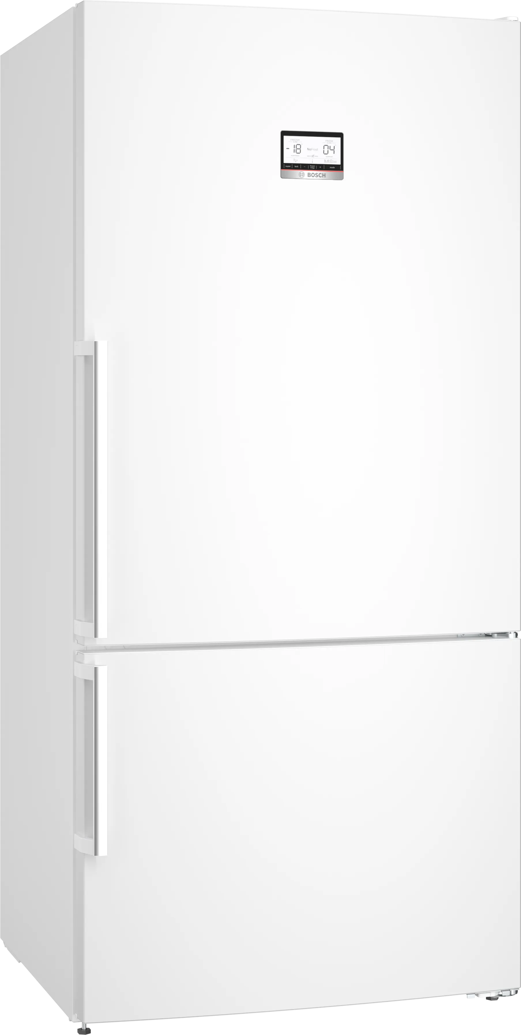 Series 6 free-standing fridge-freezer with freezer at bottom 186 x 86 cm White 