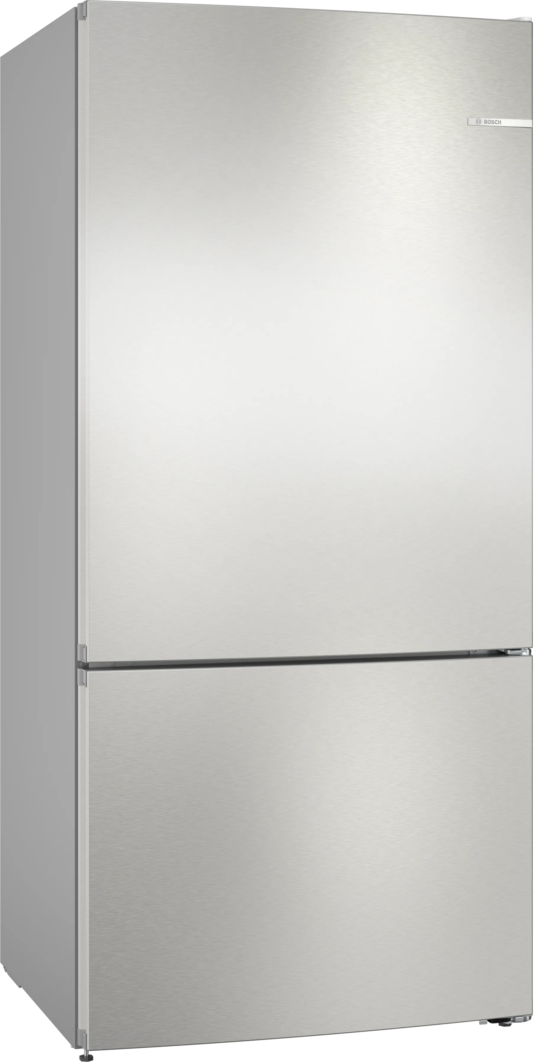 Series 4 free-standing fridge-freezer with freezer at bottom 186 x 86 cm Brushed steel anti-fingerprint 
