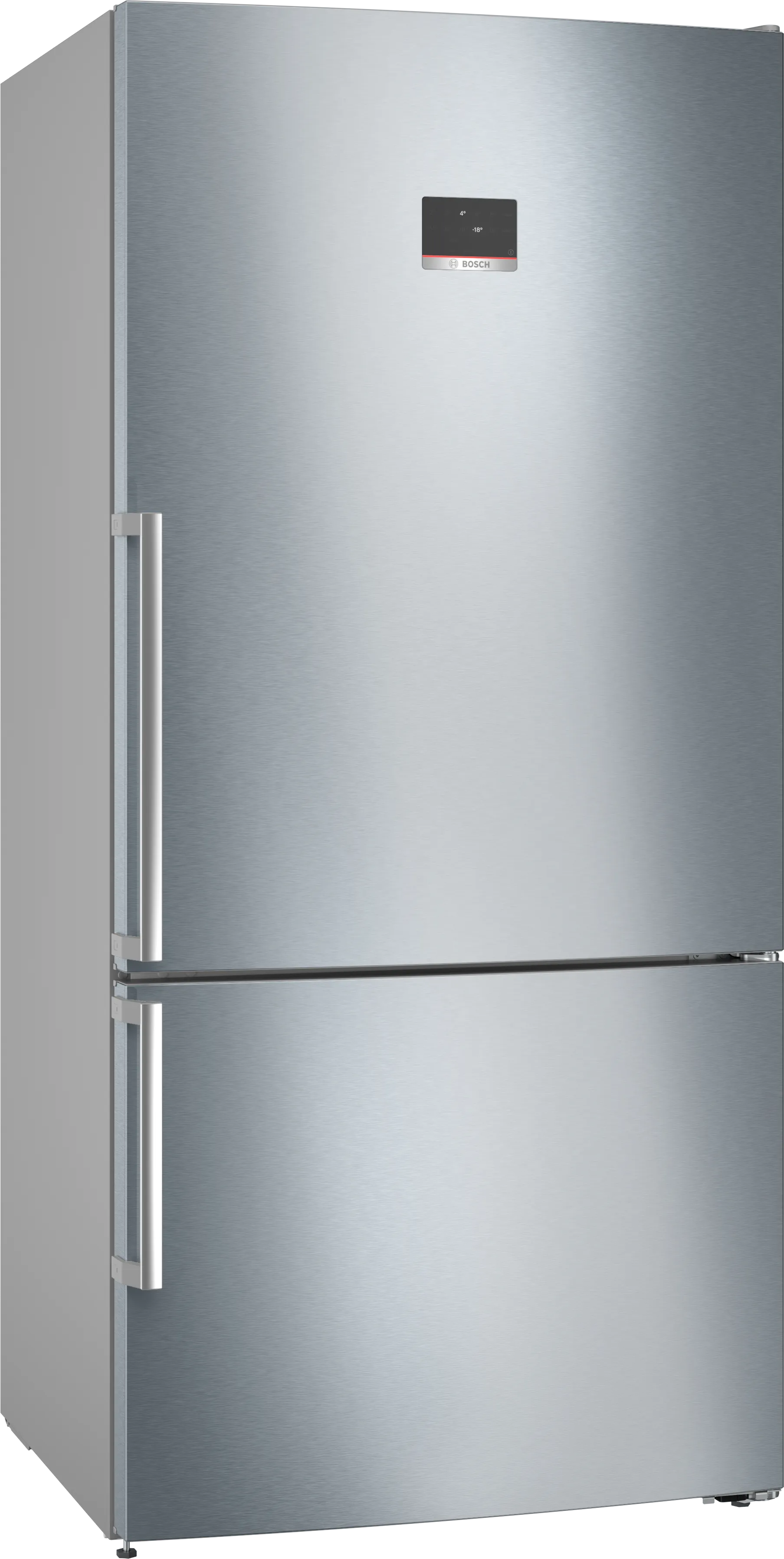 Series 6 Freestanding Fridge-freezer (Bottom freezer) 186 x 86 cm Stainless steel (with anti-fingerprint) 