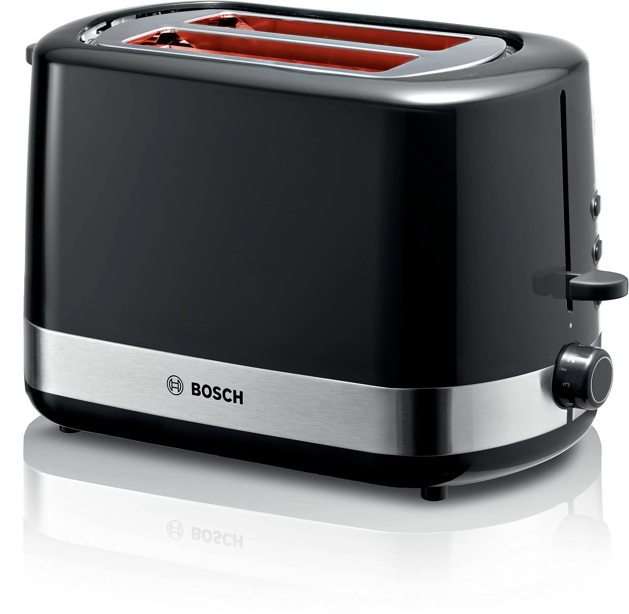 Compact toaster Black 