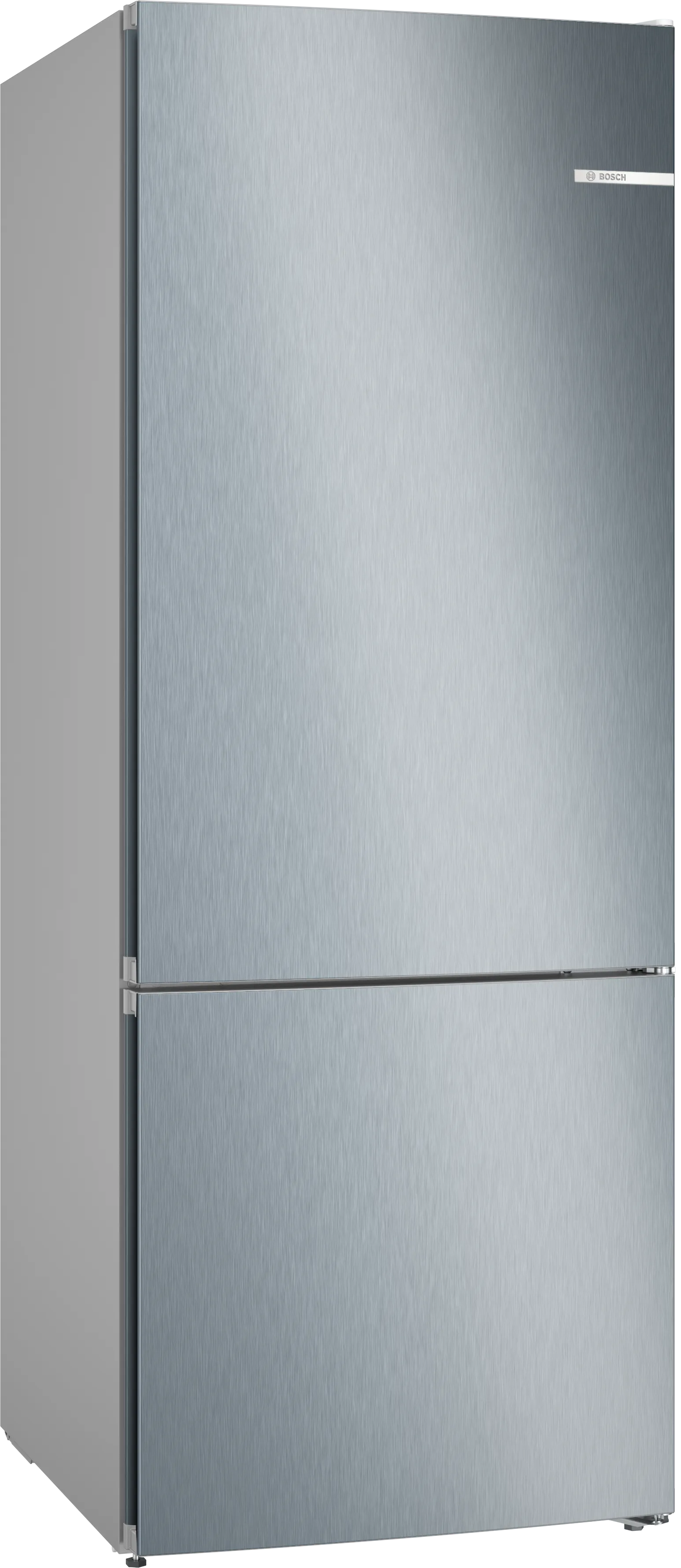 Серия 4 Отдельностоящий холодильник с нижней морозильной камерой 186 x 70 cm Под нержавеющую сталь 