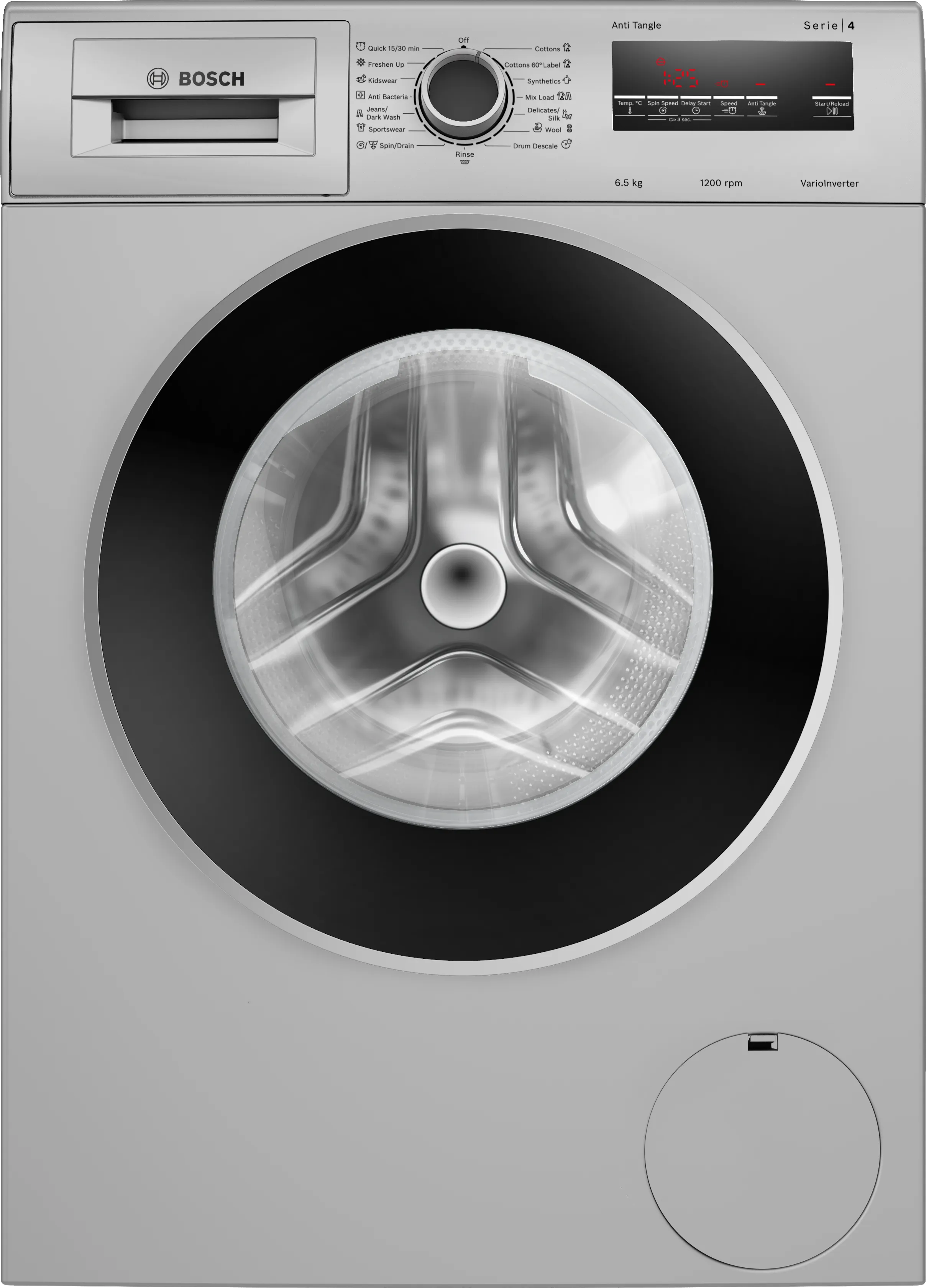 Series 4 washing machine, front loader 6.5 kg 1200 rpm