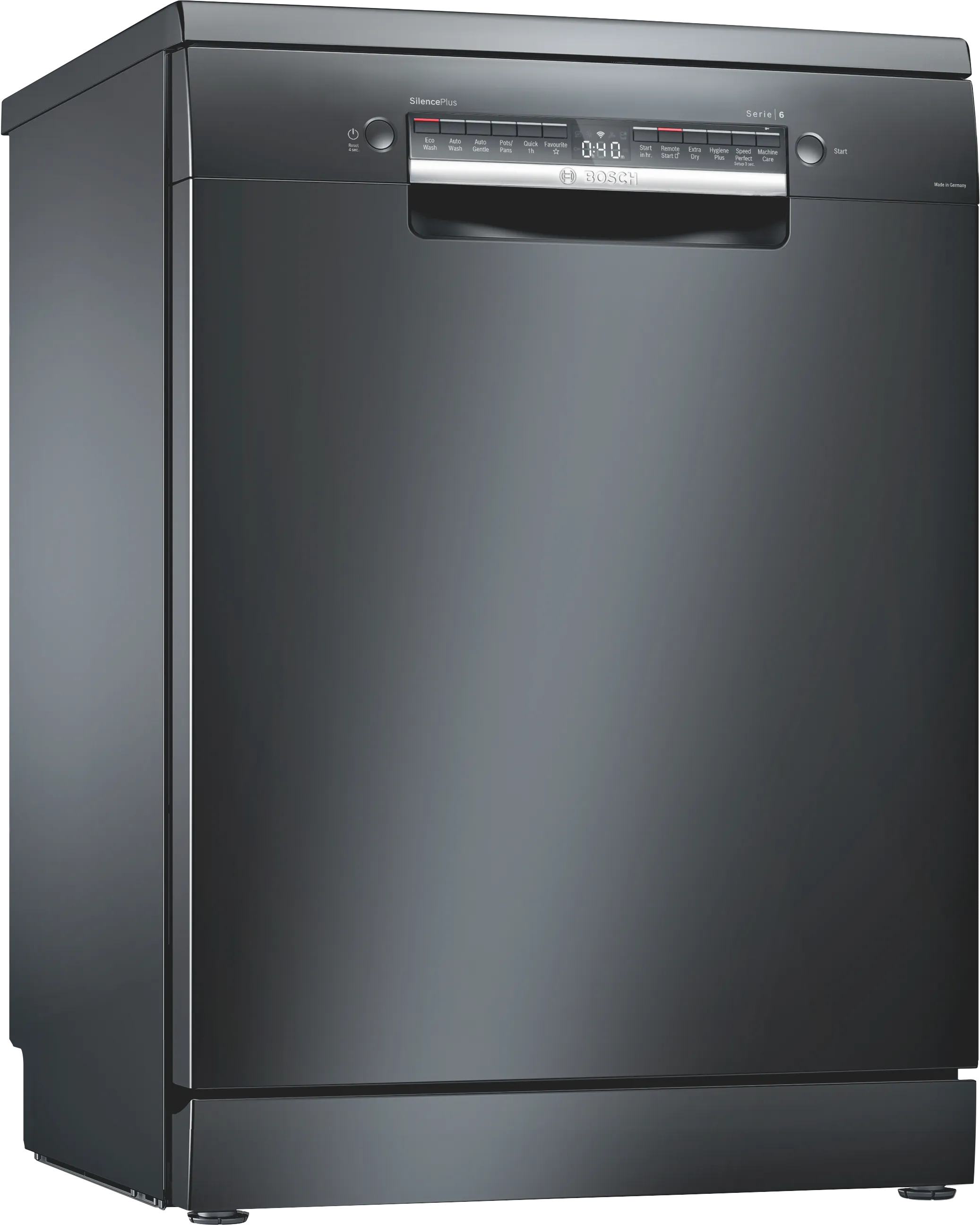 Series 6 free-standing dishwasher 60 cm Brushed black steel anti-fingerprint